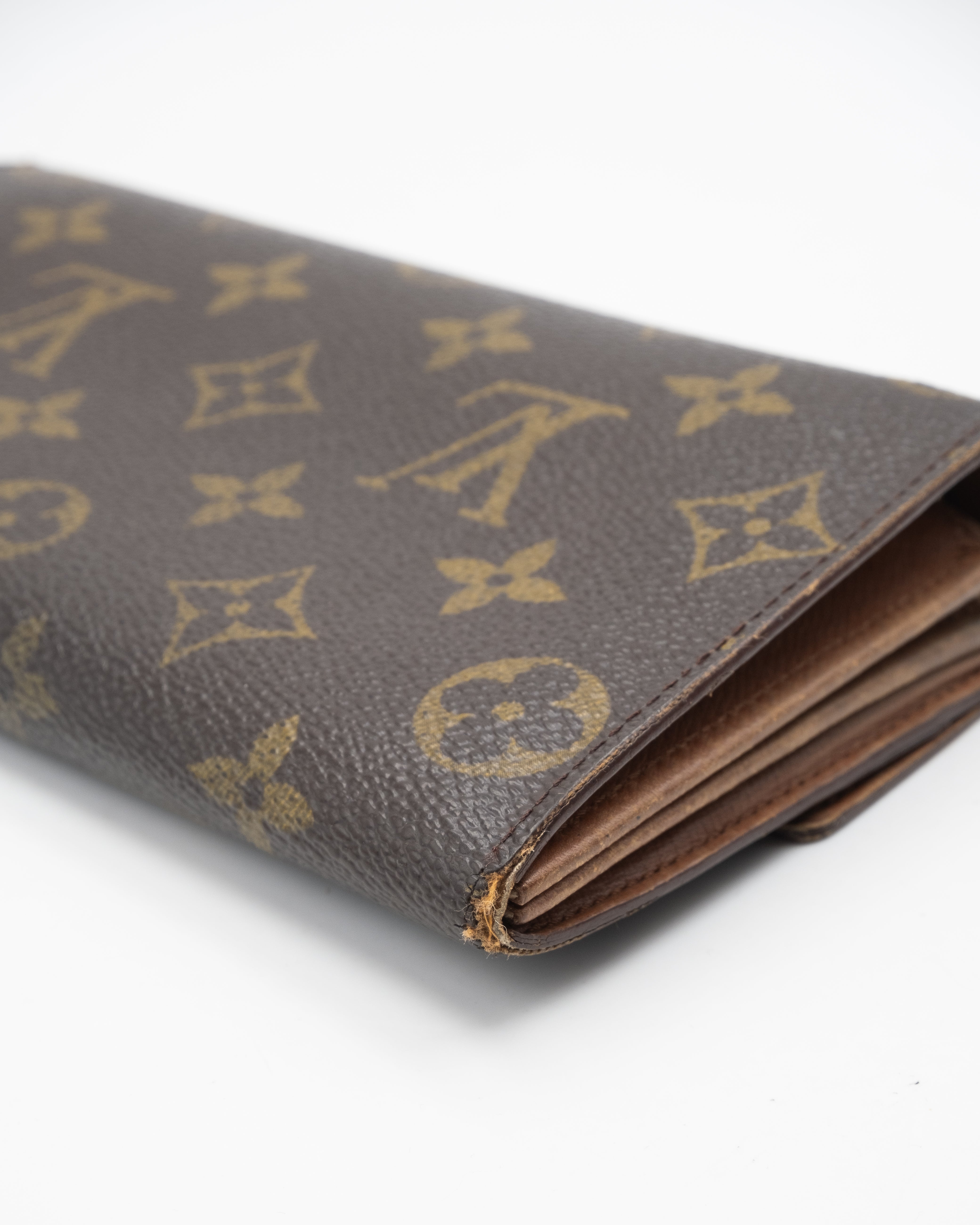 Louis Vuitton Portefeuille Porte Trésor Monogram Marron