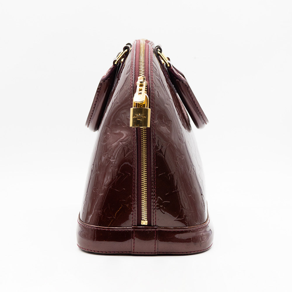 Louis Vuitton Sac à main - Alma MM - Vernis Aubergine