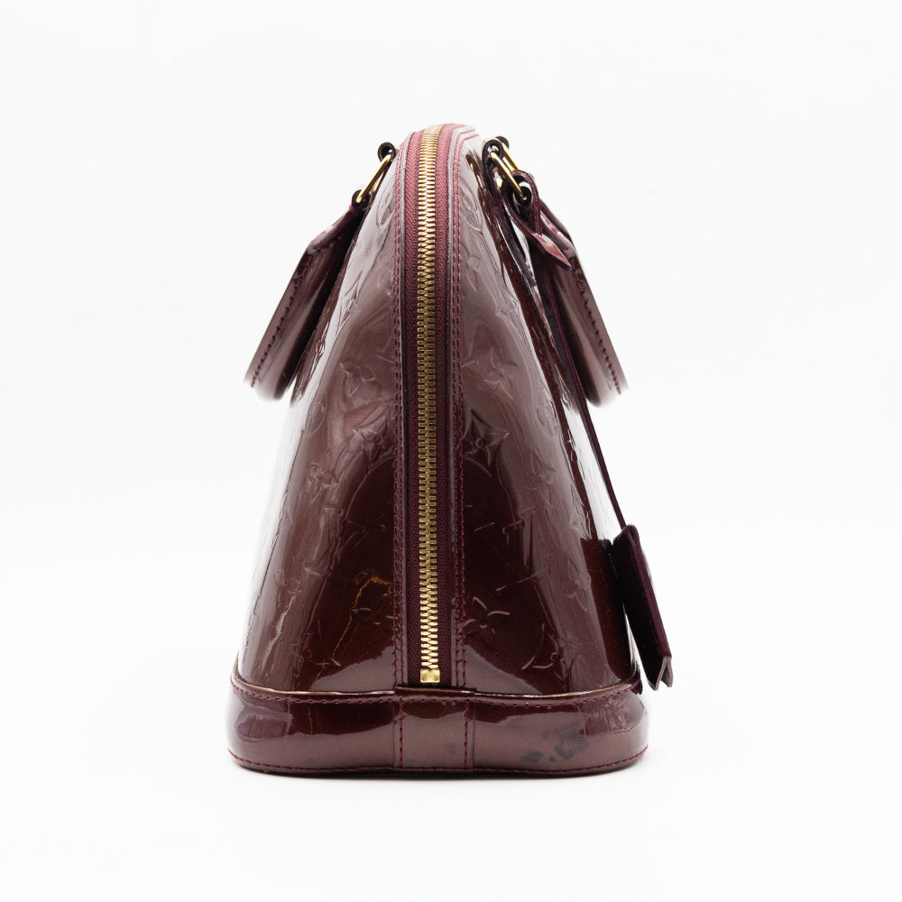 Louis Vuitton Sac à main - Alma MM - Vernis Aubergine