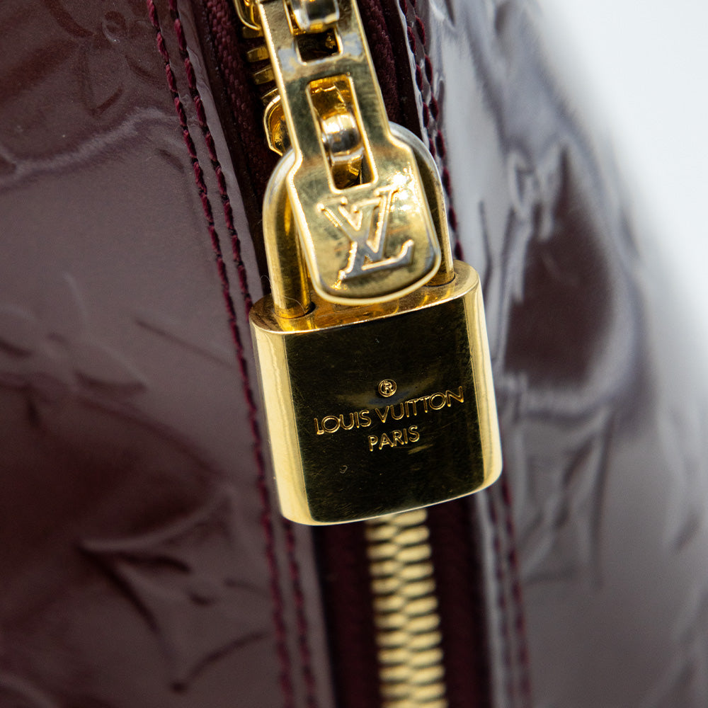 Louis Vuitton Sac à main - Alma MM - Vernis Aubergine