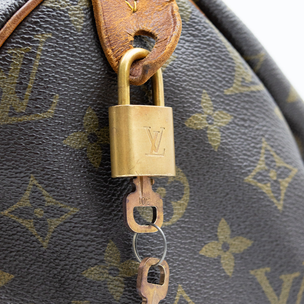 Louis Vuitton Sac à main Speedy 30 Vintage Monogram Marron