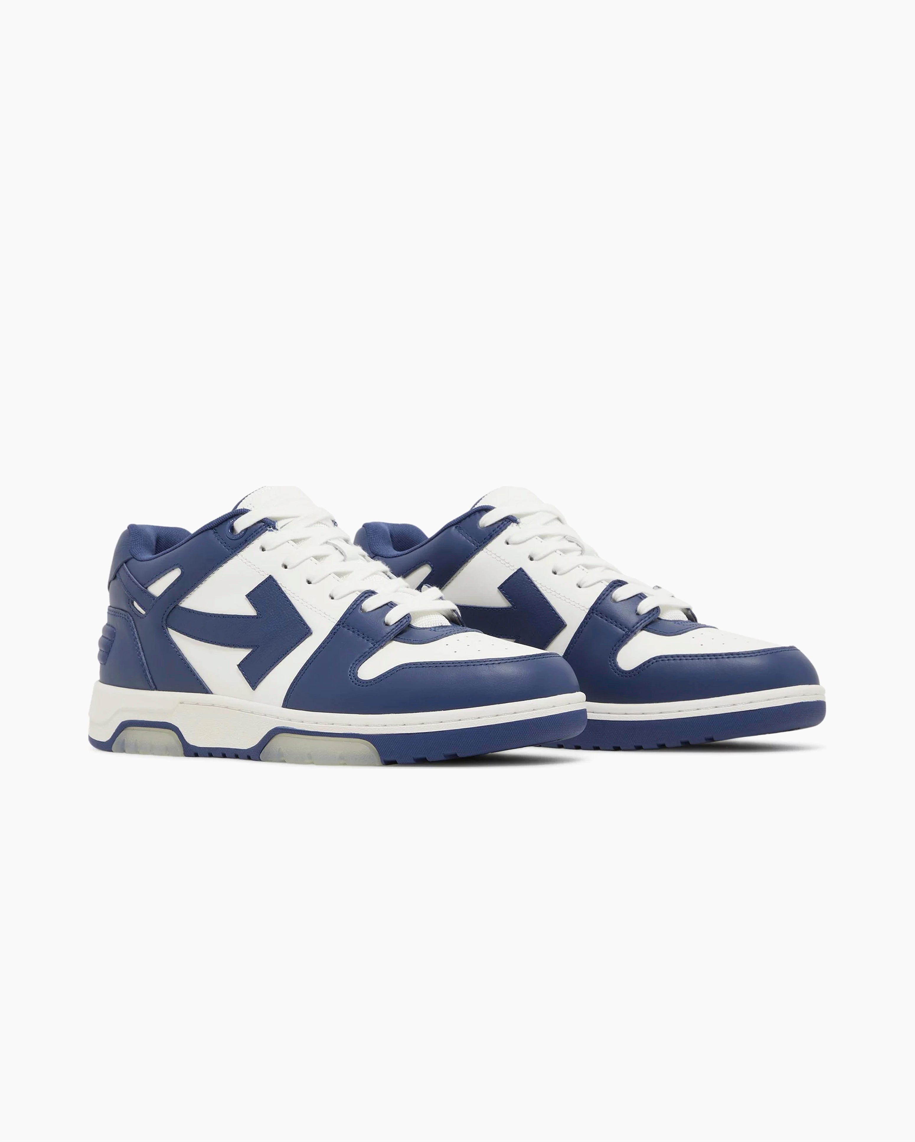 Off-White Out Of Office OOO Low Tops White Royal Blue