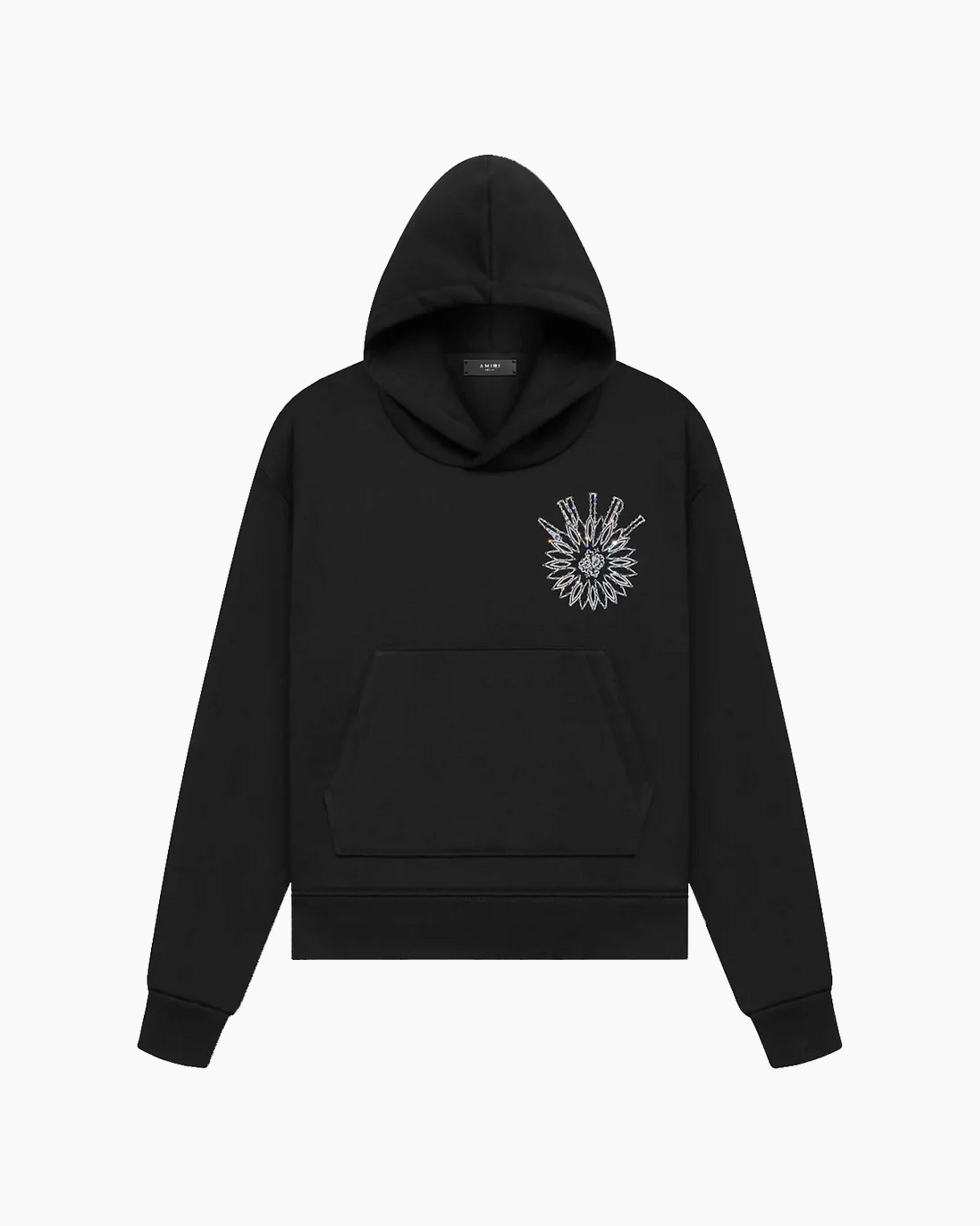 Hoodie - Crystal Logo - Black