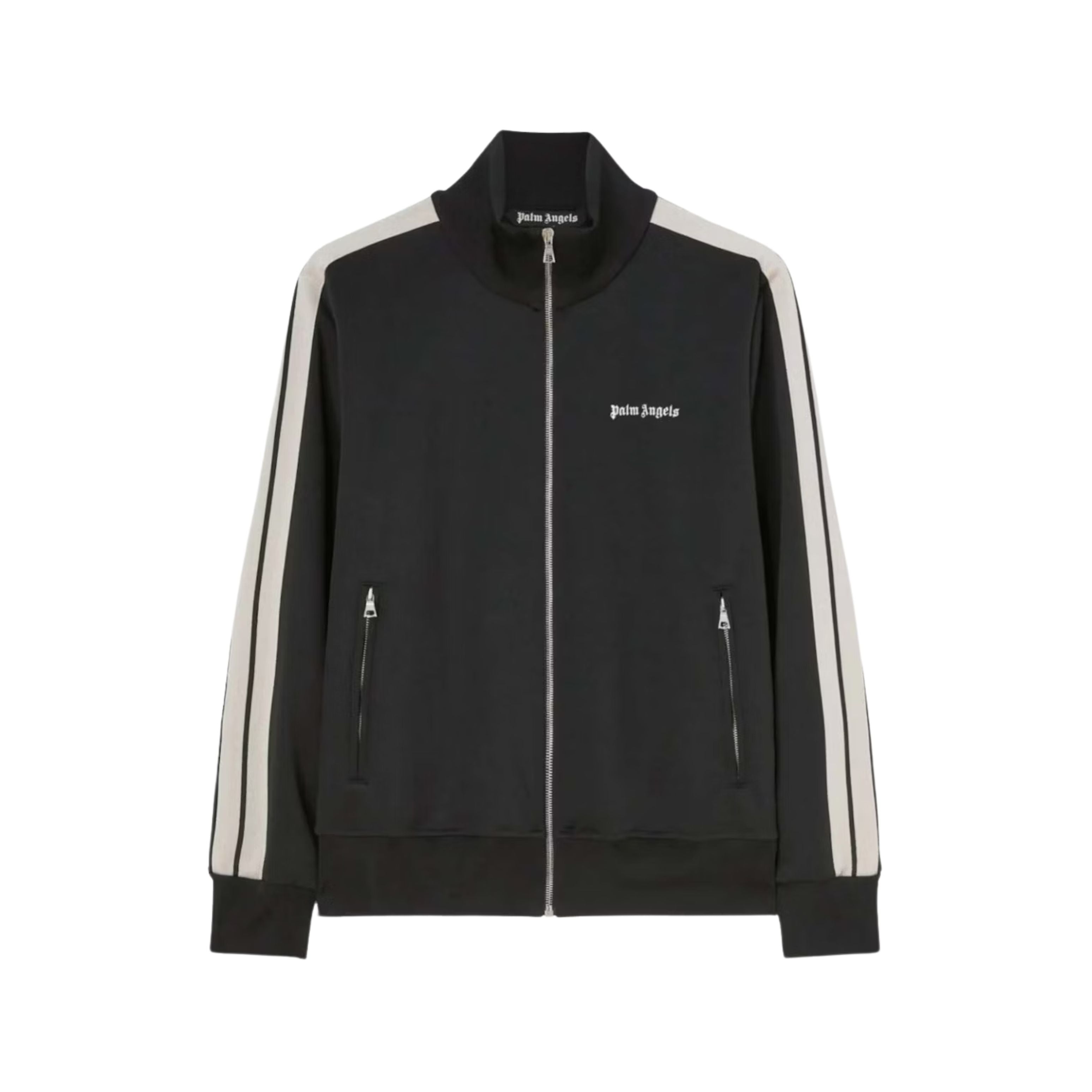 Palm Angels Classic track jacket black white