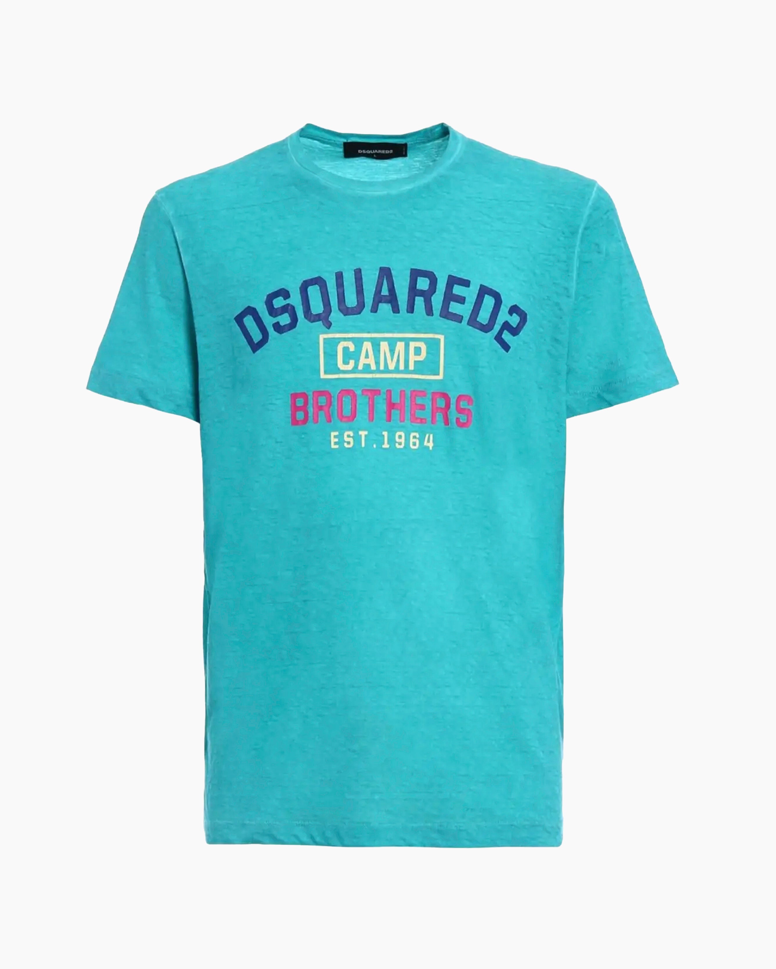Dsquared T-Shirt - Camp Brothers - Blue