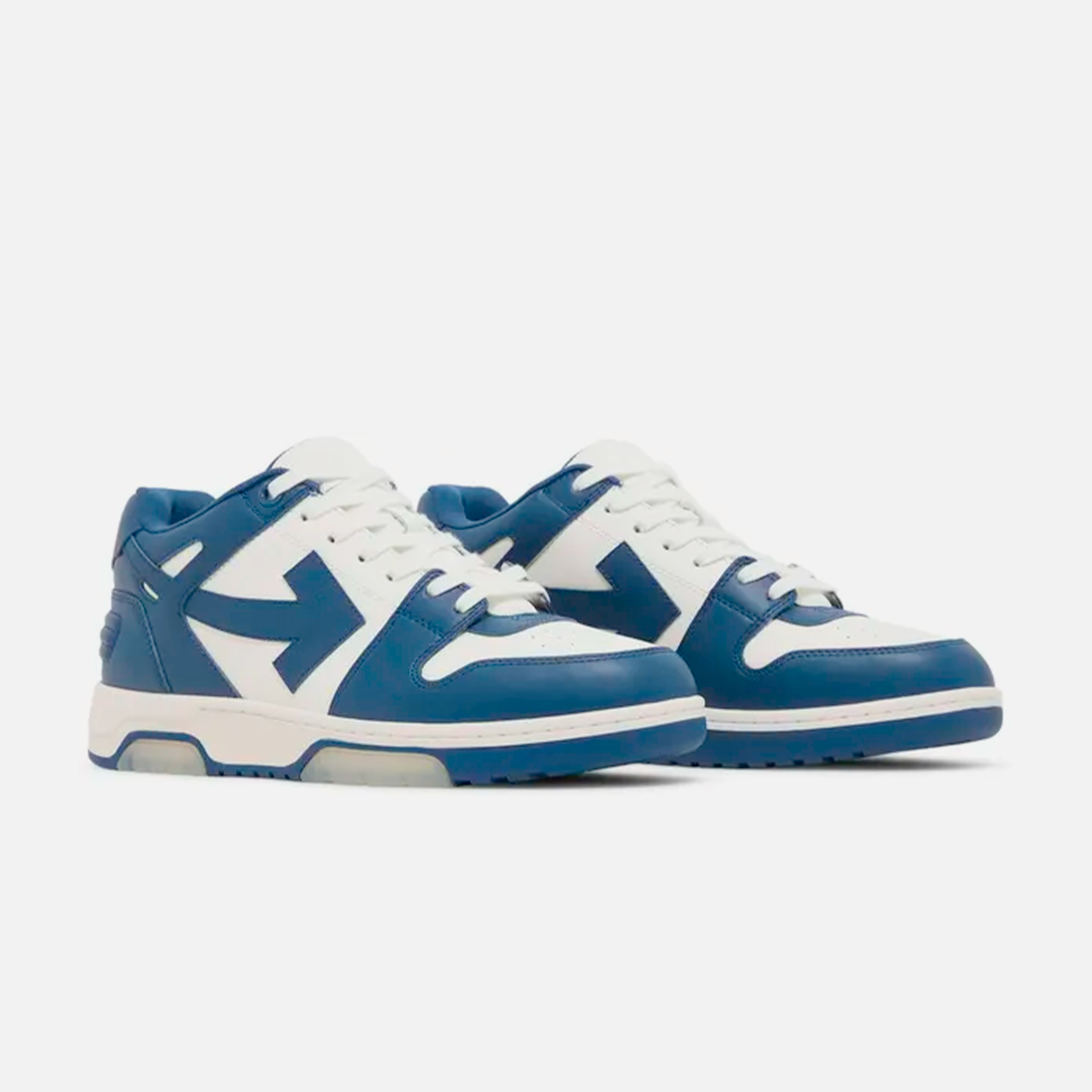 Off-White Out Of Office OOO Low Tops White Royal Blue