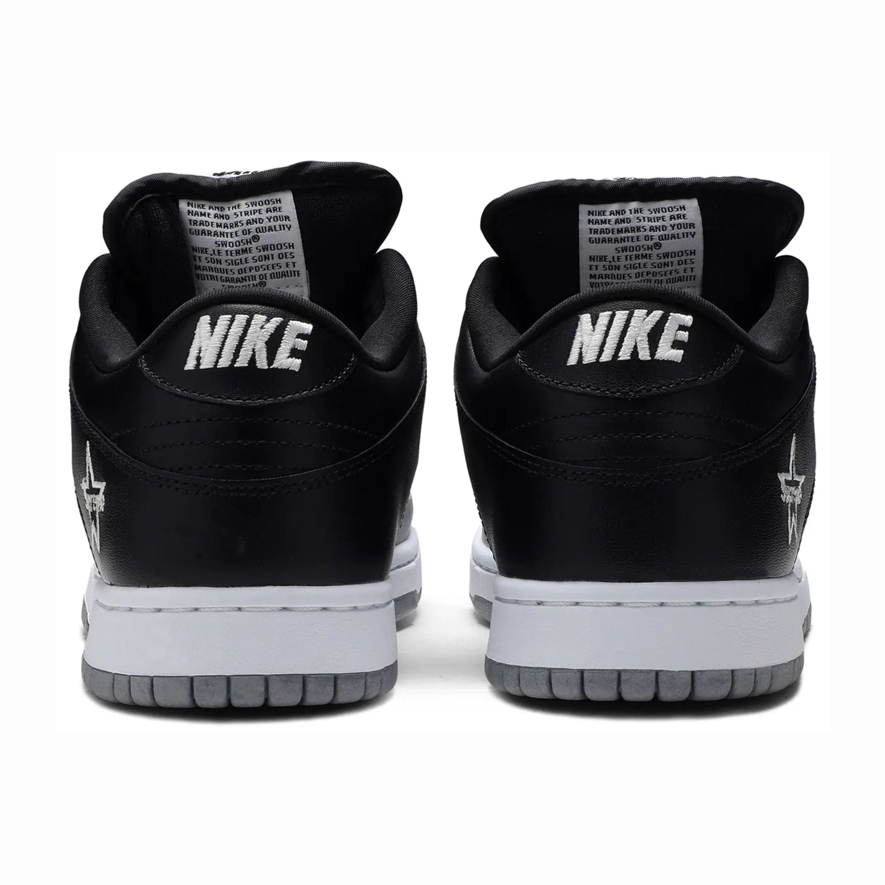 Nike Dunk SB Low Supreme Jewel Swoosh Silver