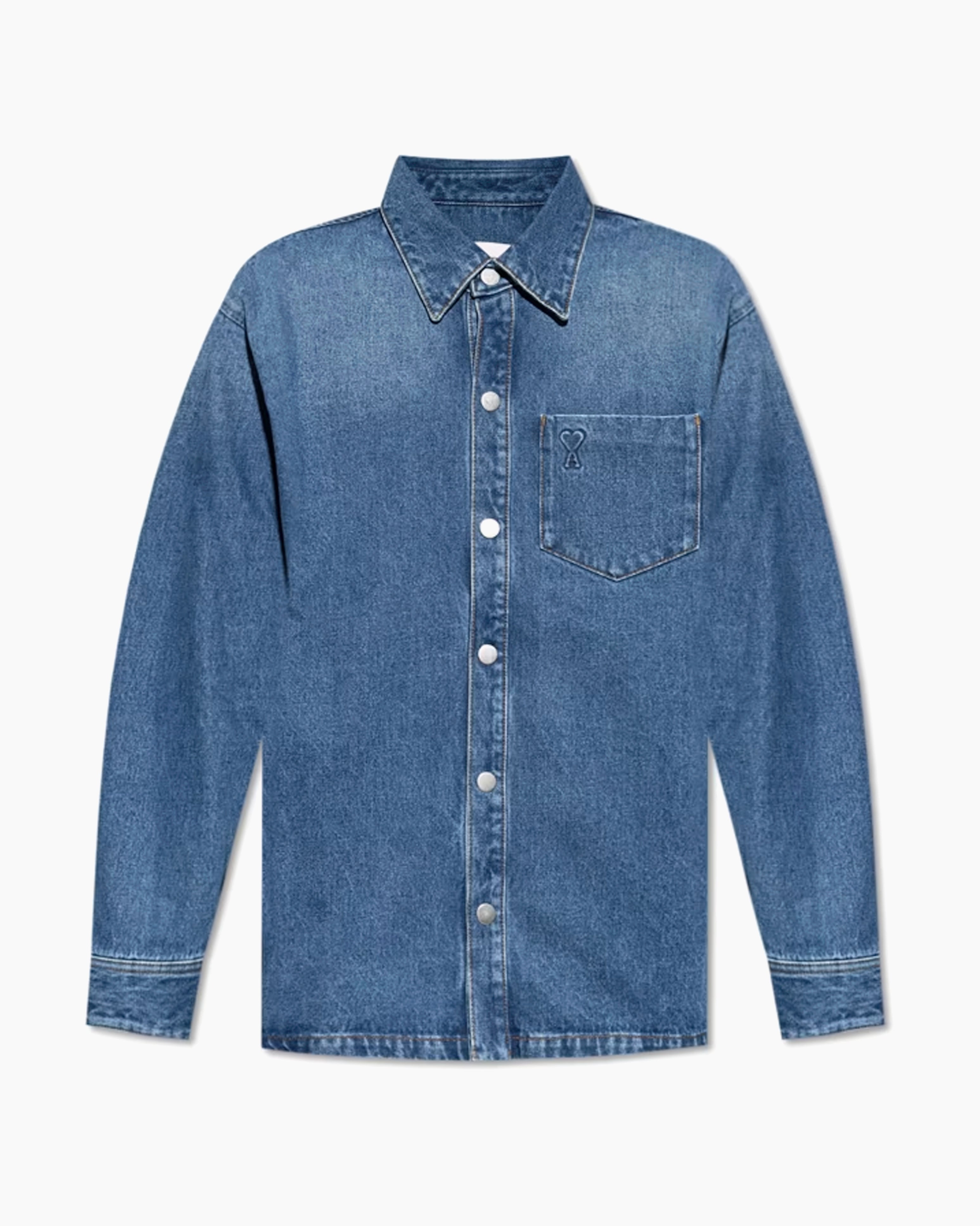 Ami Paris Surchemise Ami de Coeur Bleu Jean - Dimension Stores