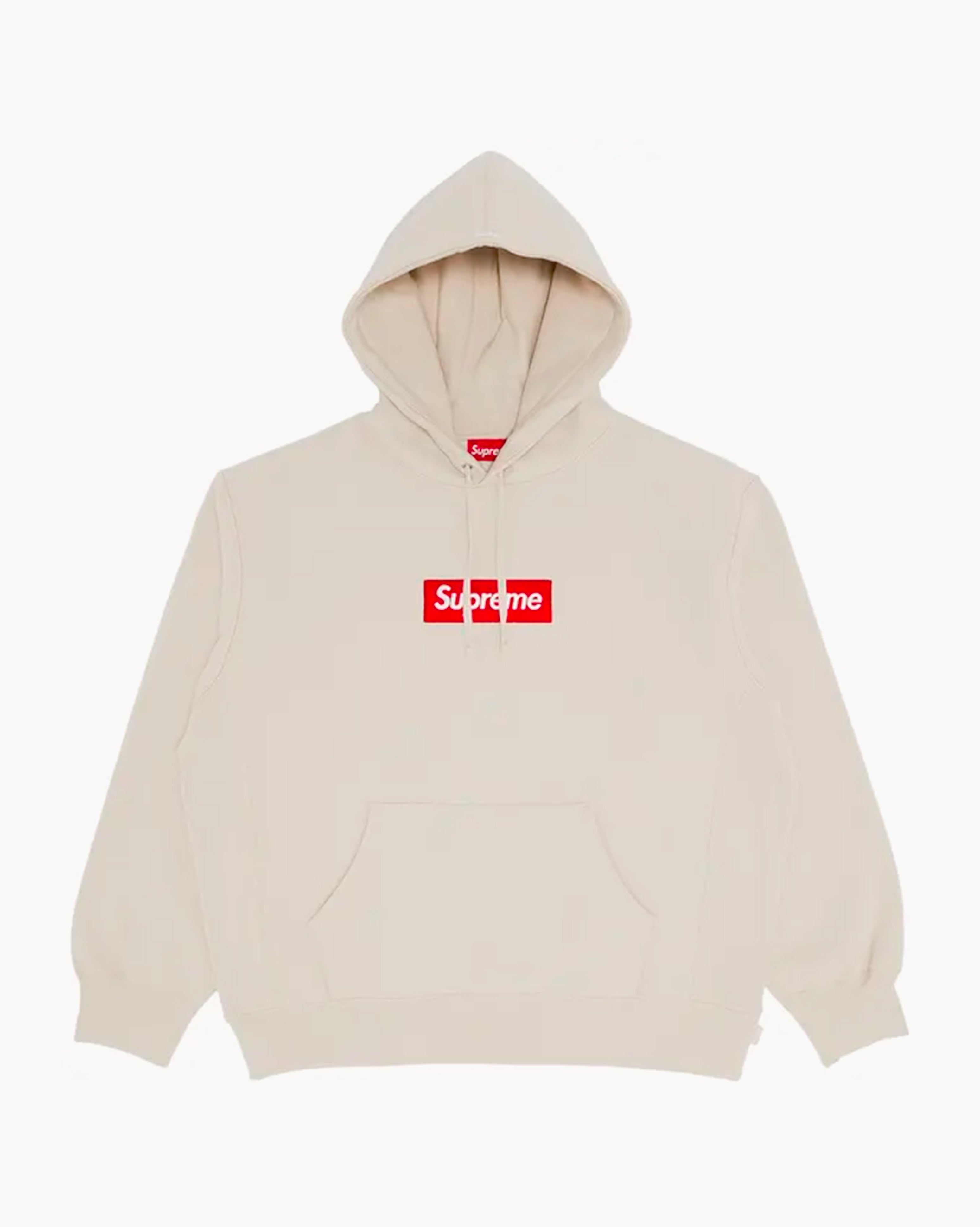Supreme Hoodie - Box Logo - Beige