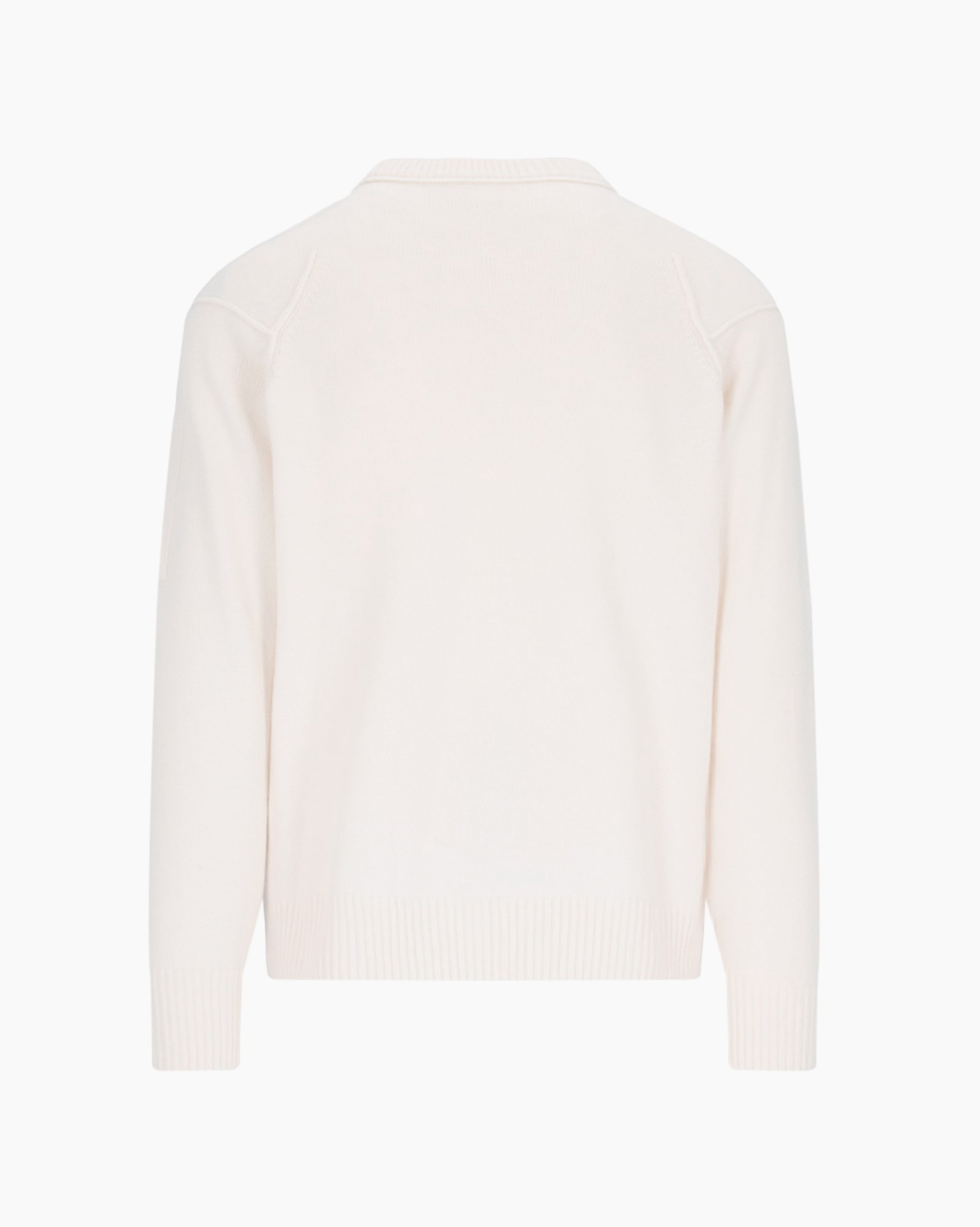 CP Company Pull en Maille Blanc