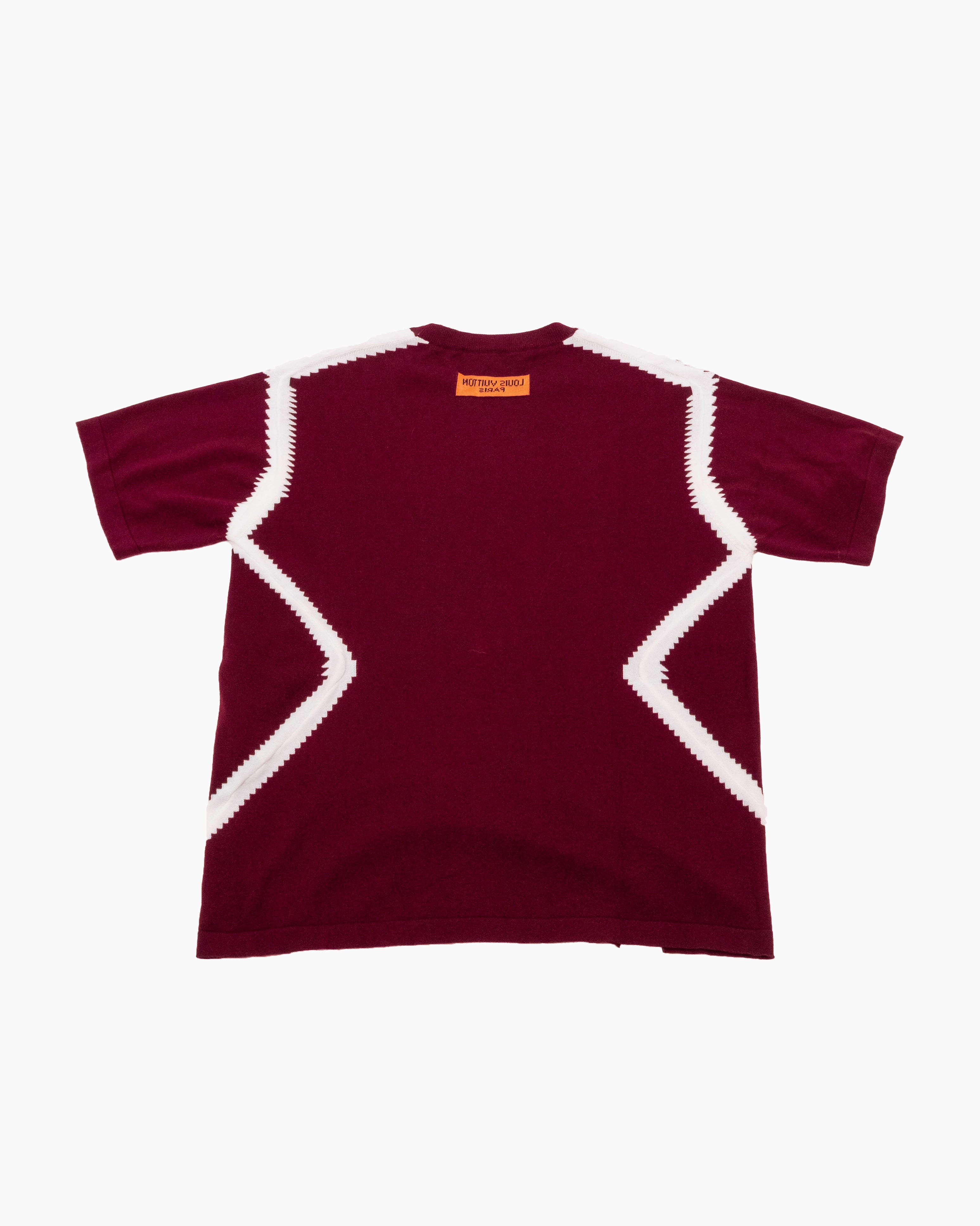 Louis Vuitton T-Shirt - Intarsia - Bordeaux