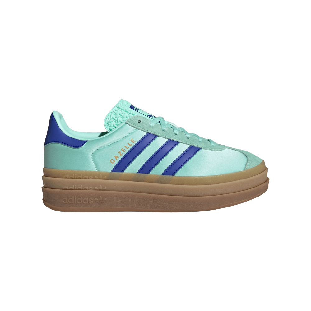 Adidas Gazelle Bold Clear Mint Lucid Bleu Doré Metallic