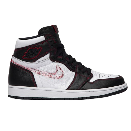 Air Jordan 1 Retro High Defiant White Black Gym Red