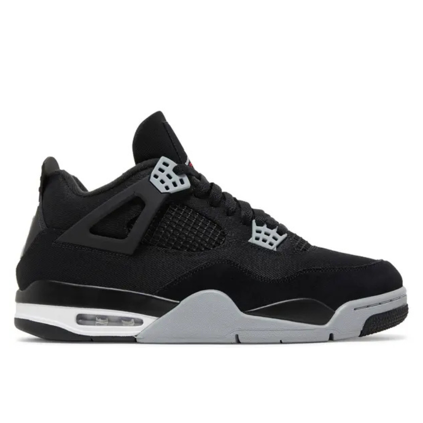 Air Jordan 4 Retro Black canvas