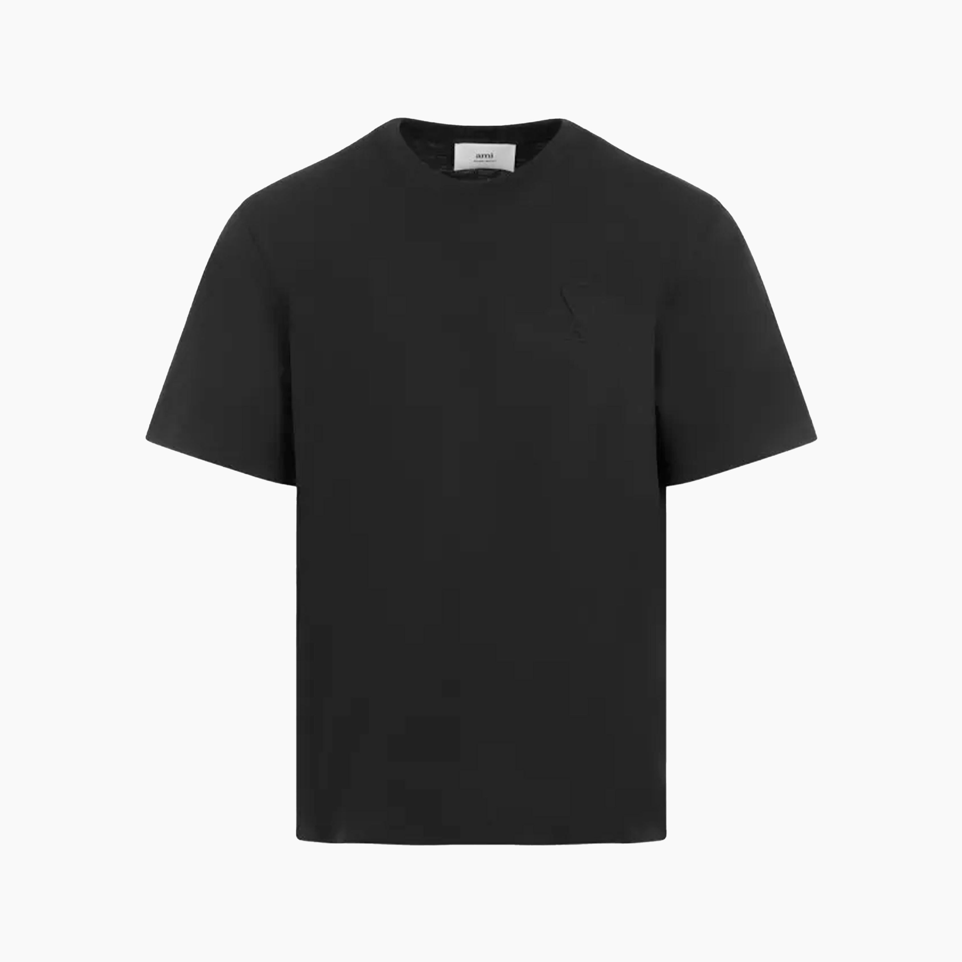 Ami Paris T-shirt Ami de Coeur Noir 3D