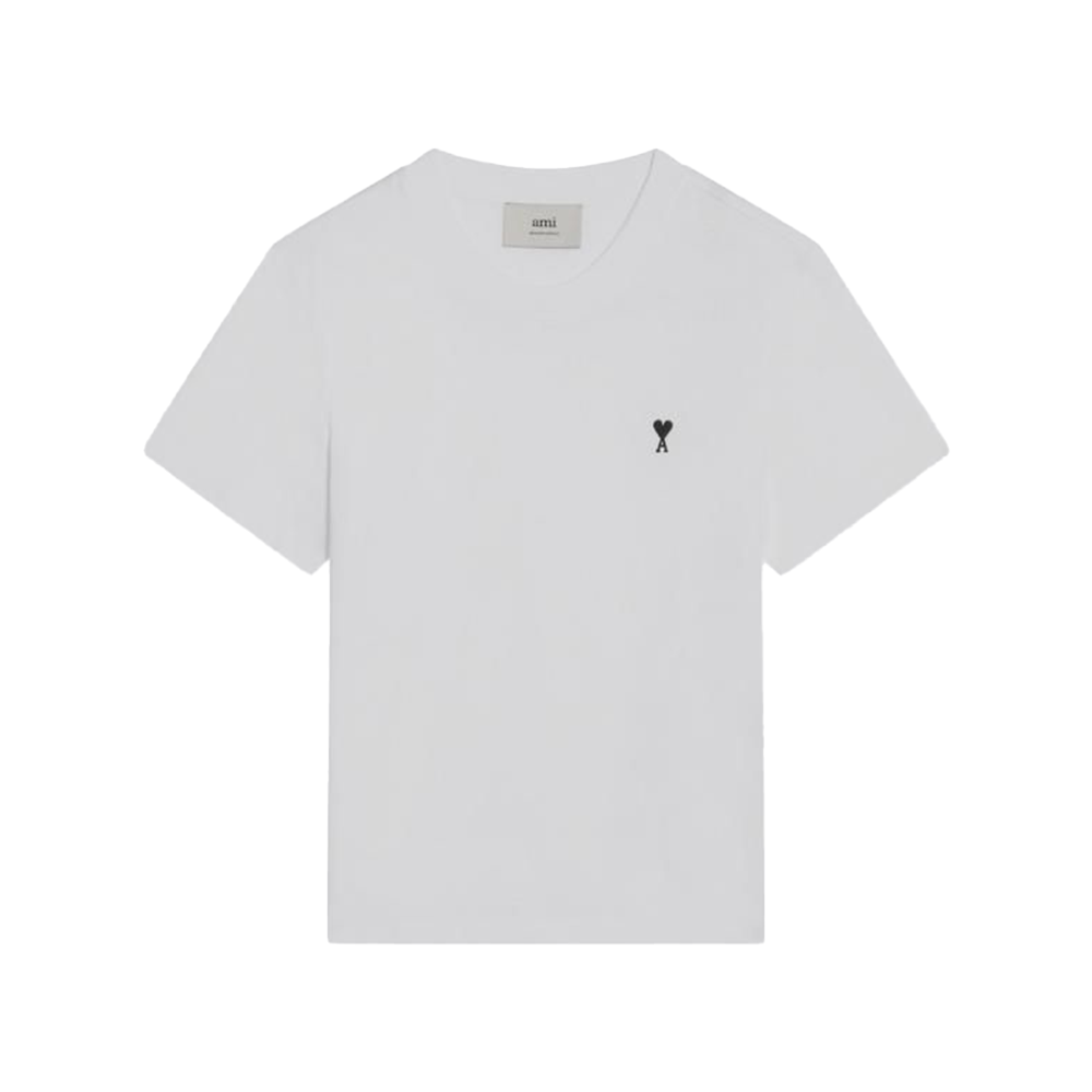 Ami Paris T-shirt Blanc Ami de Coeur Noir