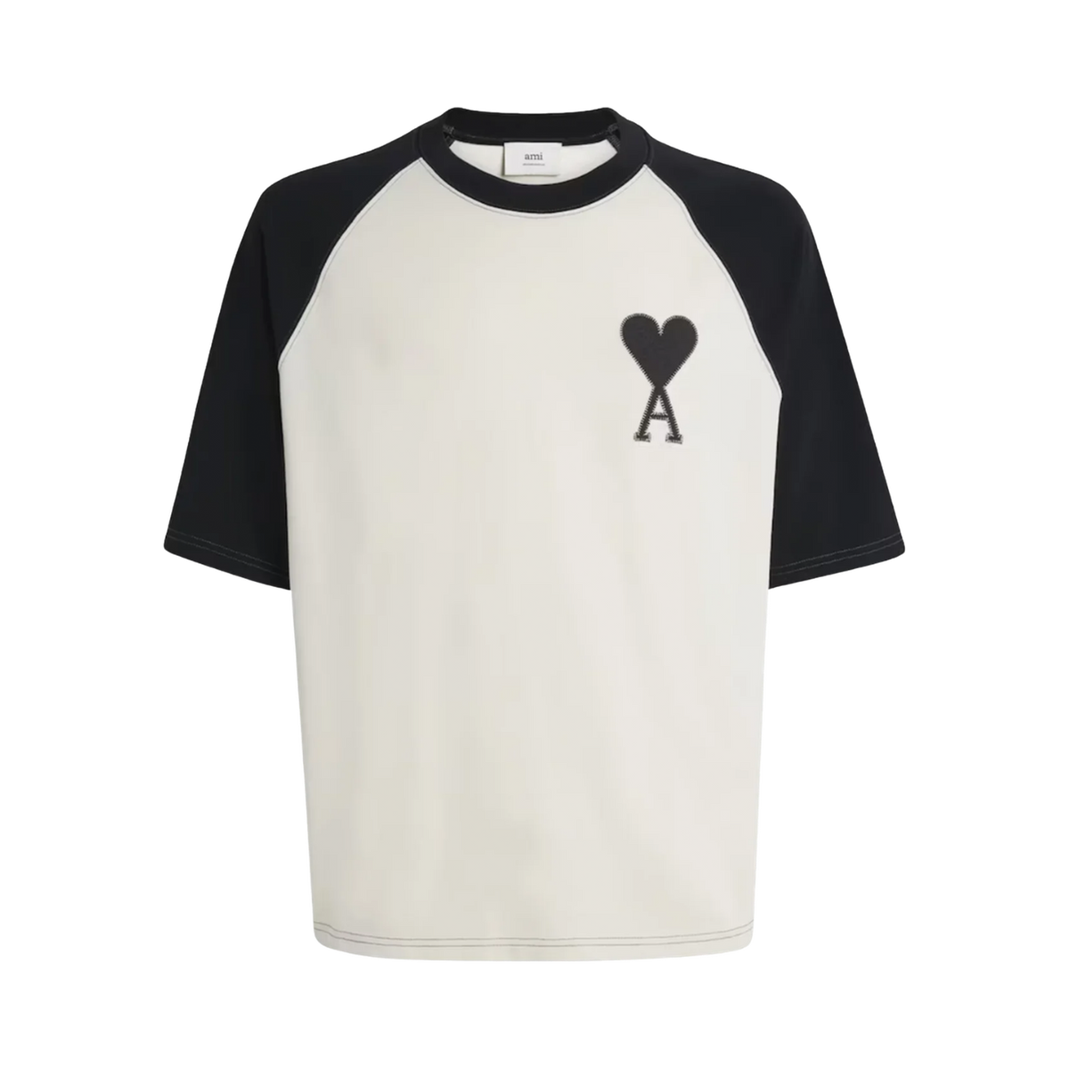 Ami Paris T-shirt De Coeur Short Sleeve White