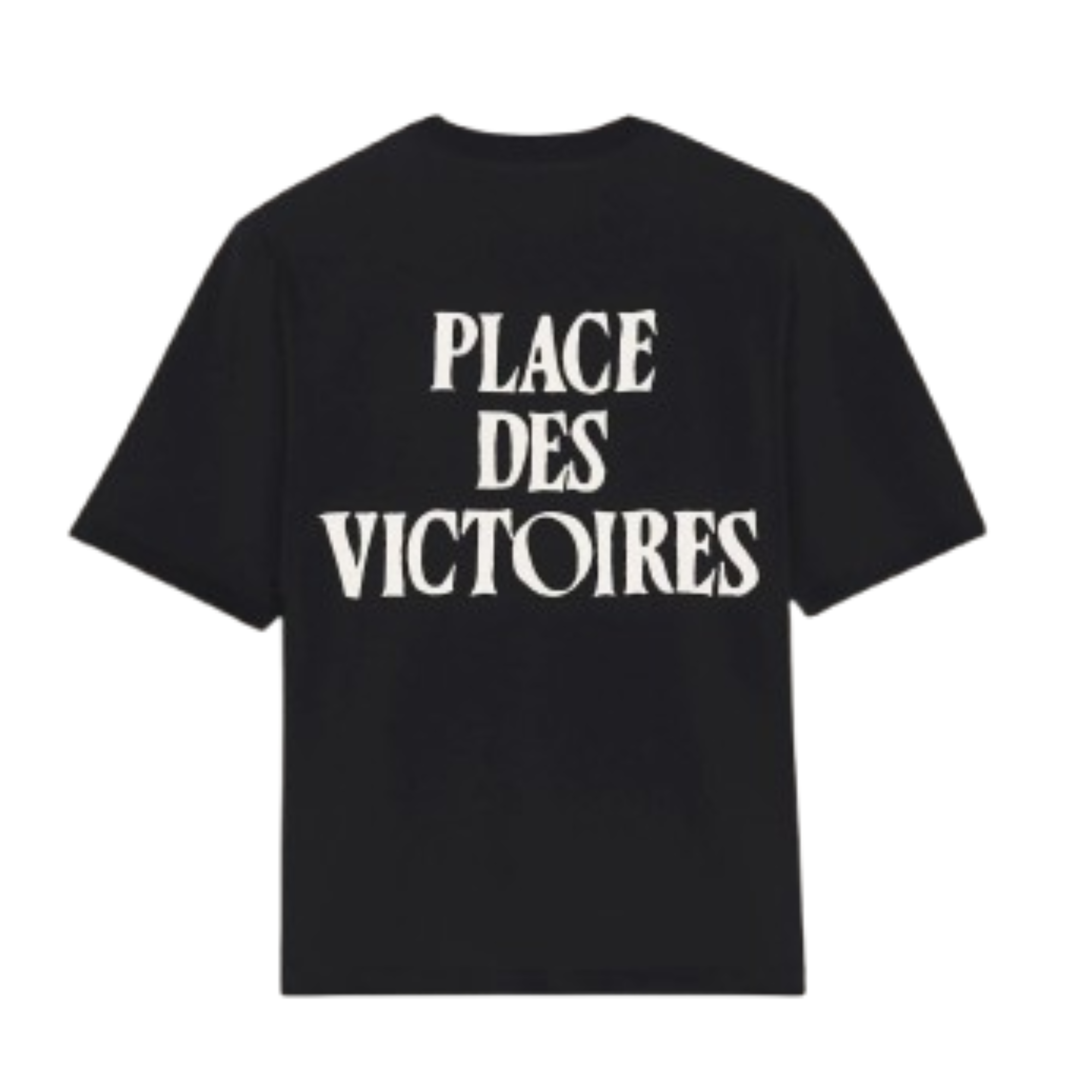 Ami Paris T-shirt Place des Victoires noir