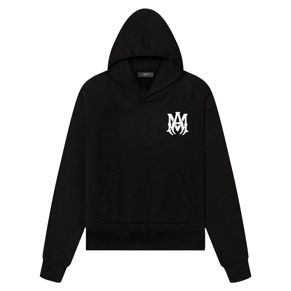Amiri Logo Print Hoodie Black