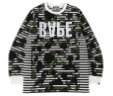 A Bathing Ape Bape 1st Camo Hoop L/S T-Shirt White