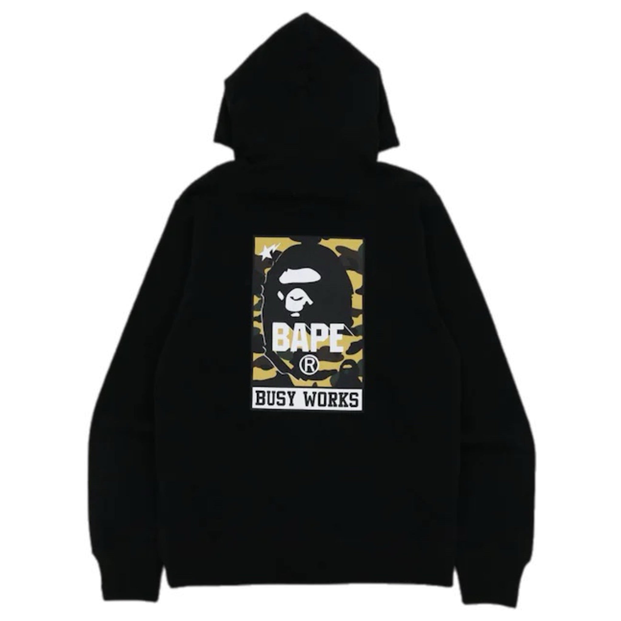 A Bathing Ape Bape Busy Works Hoodie Black 2021