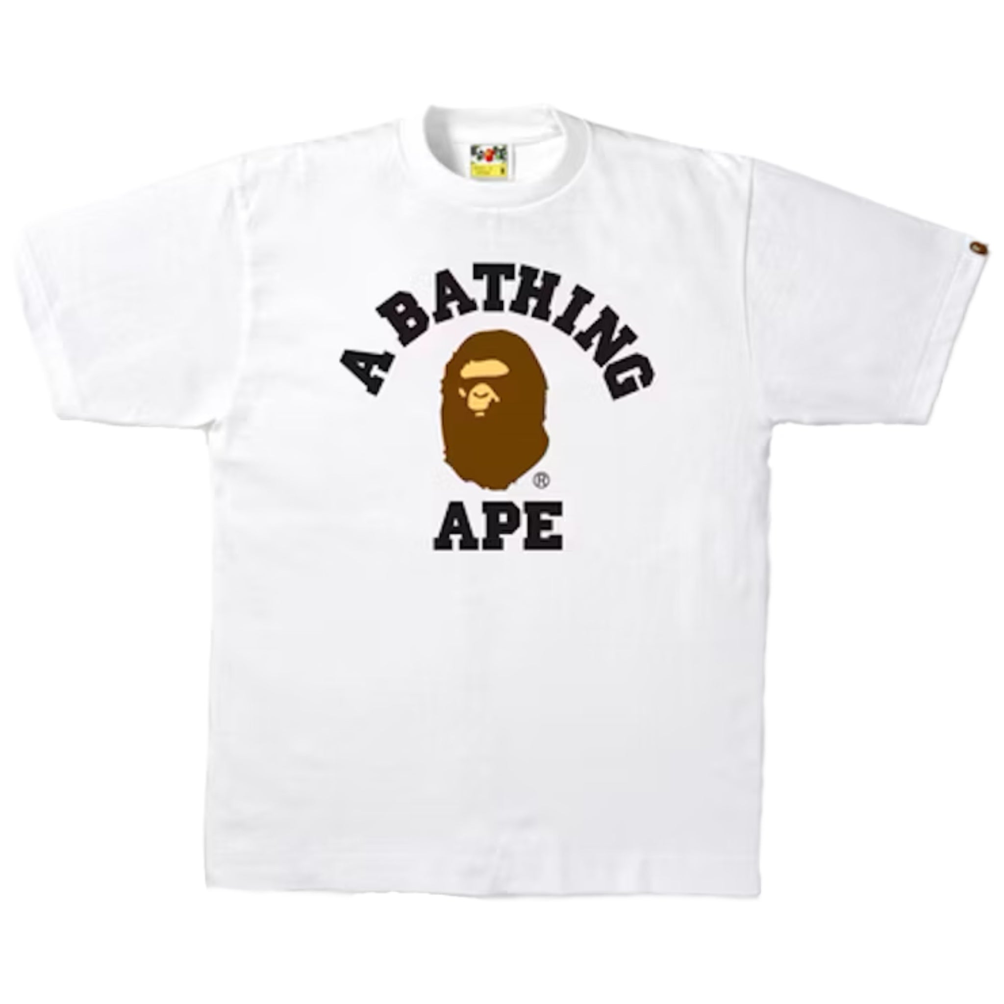 Bape College Tee White