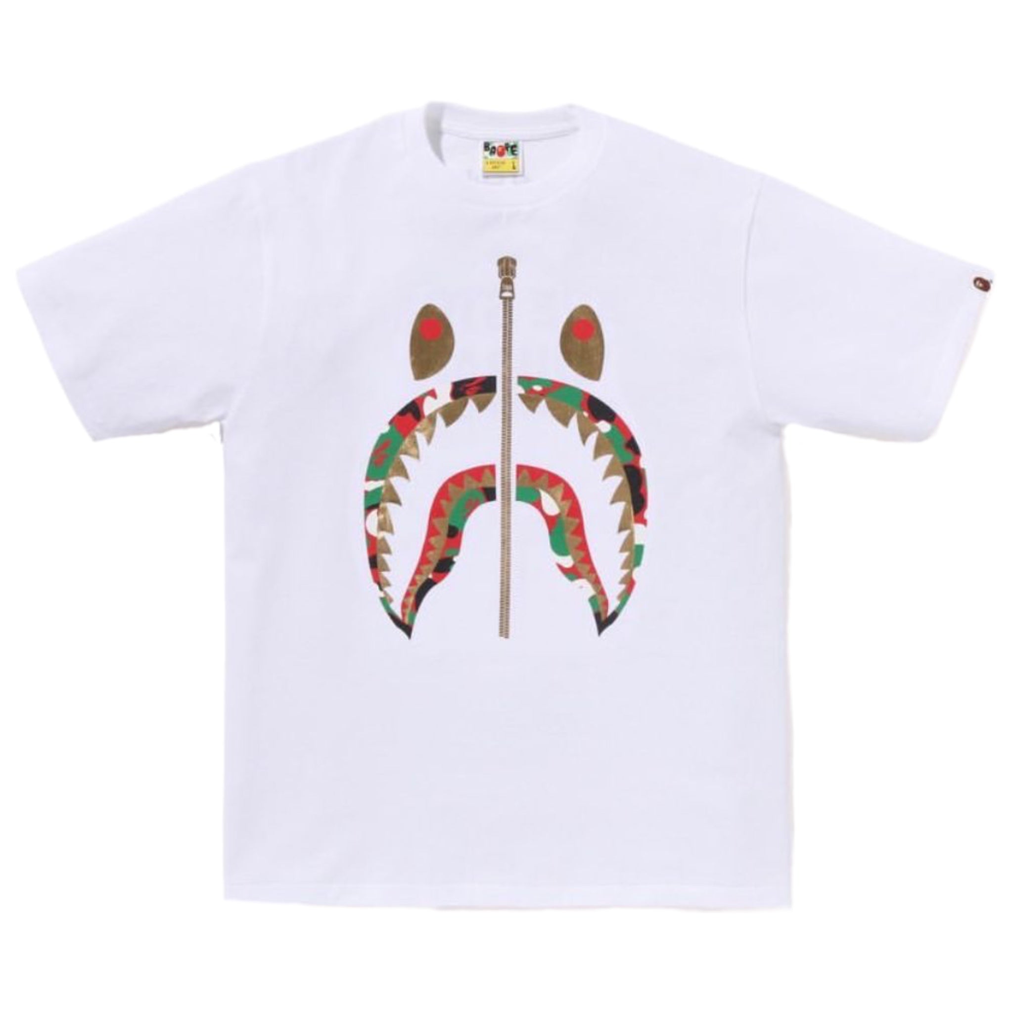 A Bathing Ape Bape Shark 4th Anniversary Dubai Tee White 2023