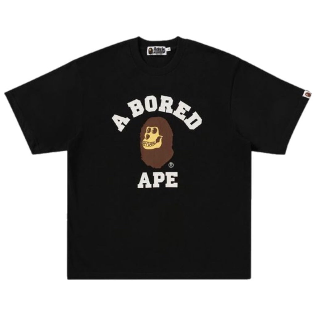 A Bathing Ape Bape x BAYC College Tee Black 2023