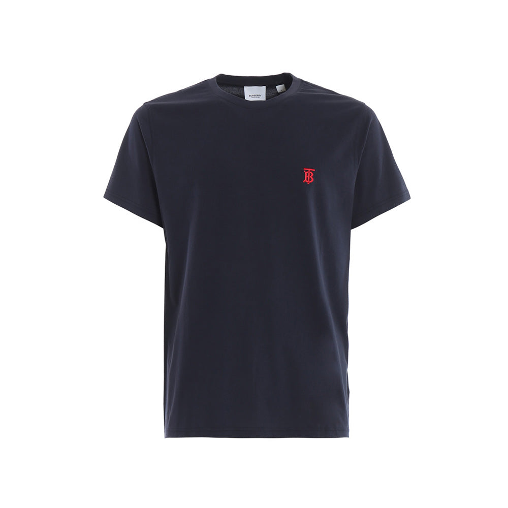 Burberry T-shirt Bleu Logo Parker B Rouge