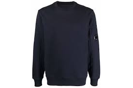C.P. Company Diagonal Raised Fleece Crew Neck Sweatshirt