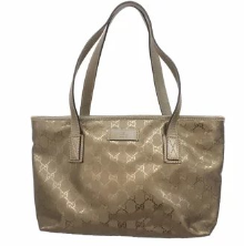 Cabas Gucci GG Imprimé cuir gris