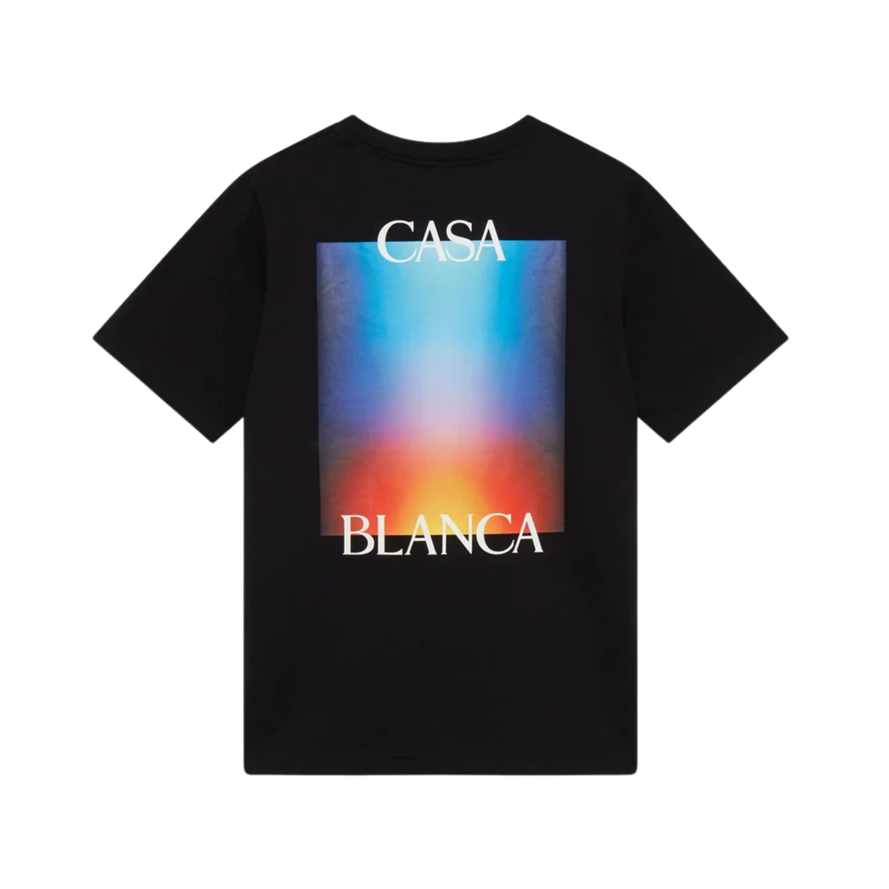 Casablanca T-shirt Gradient Casa Logo Noir