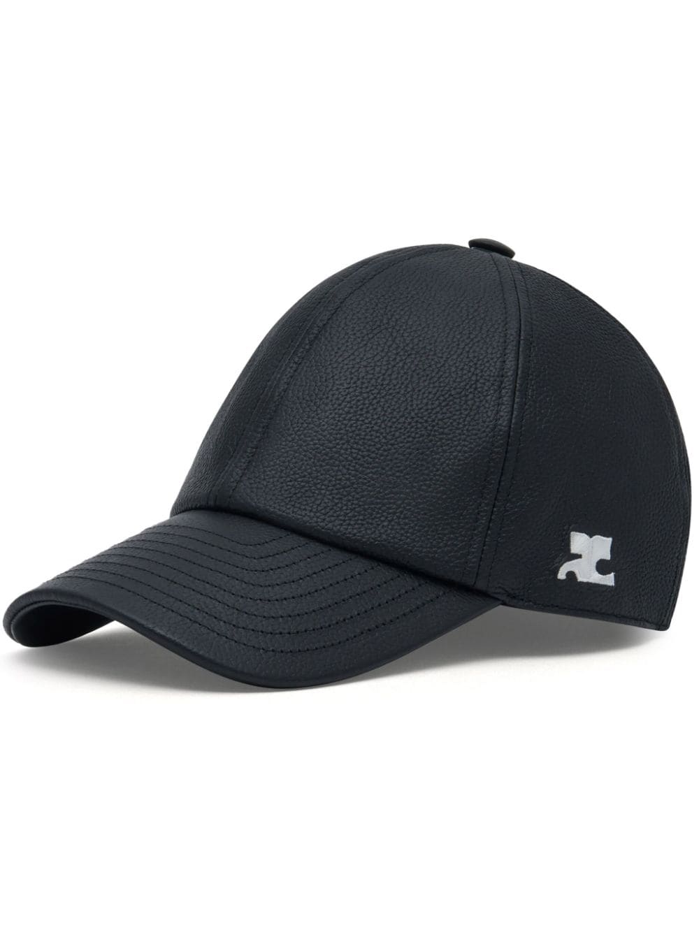 Courrèges Casquette - Gogo Leather - Black