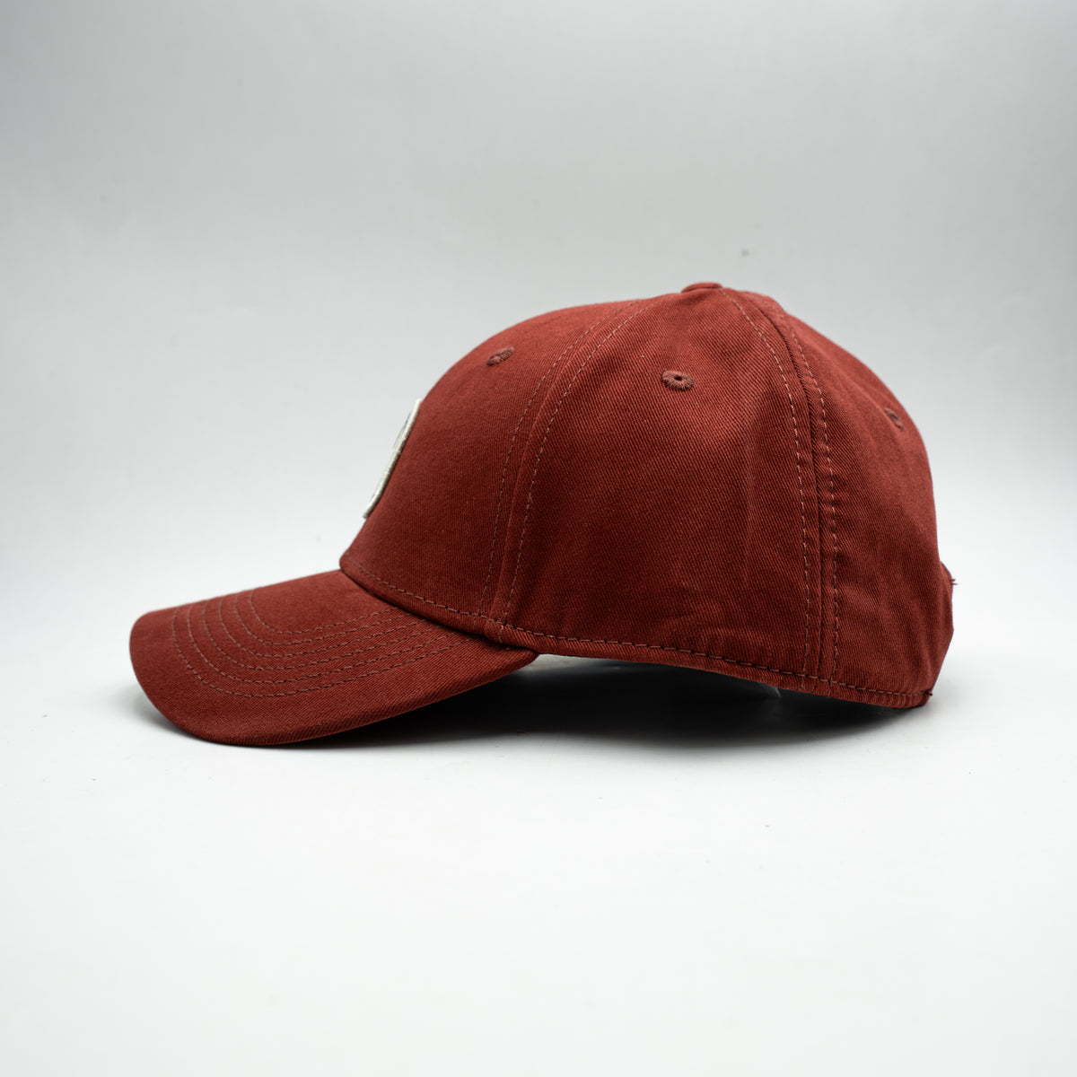 Casquette Palm Angels Logo Brodé Palm Bordeaux
