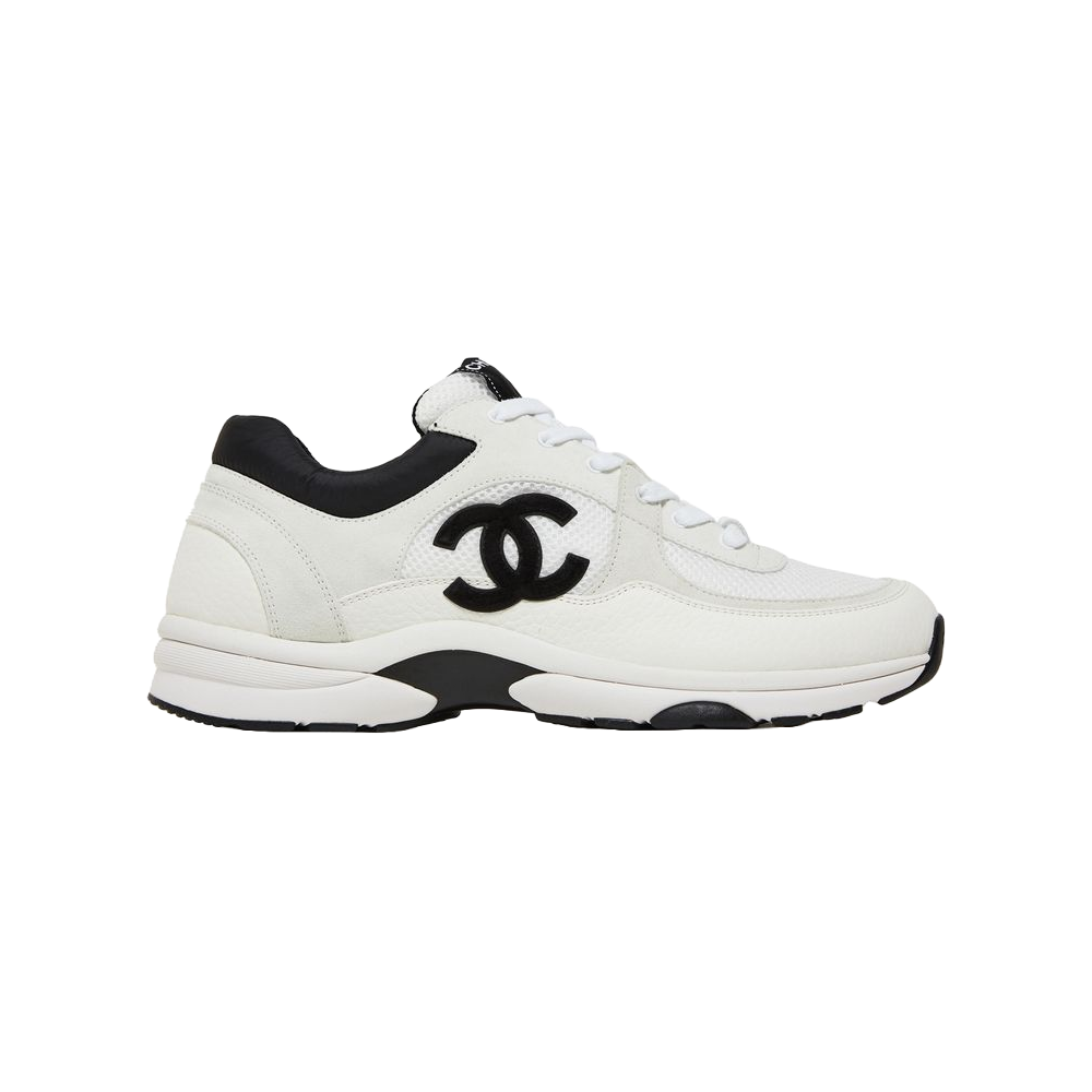 Chanel Runner Black White Daim