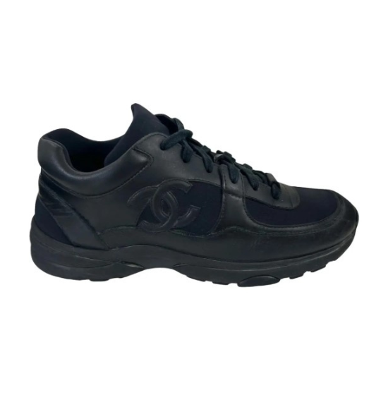 Chanel Sneakers Uniform Leather Black
