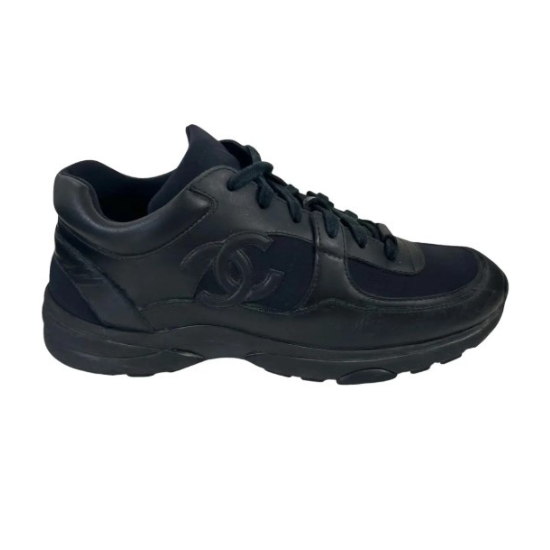 Chanel Sneakers Uniform Leather Black