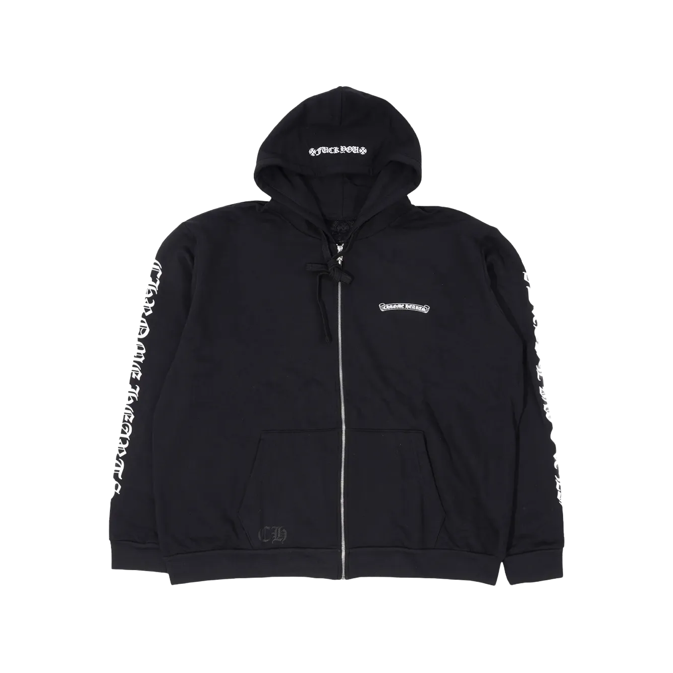 Chrome Hearts hoodie zippé à logo