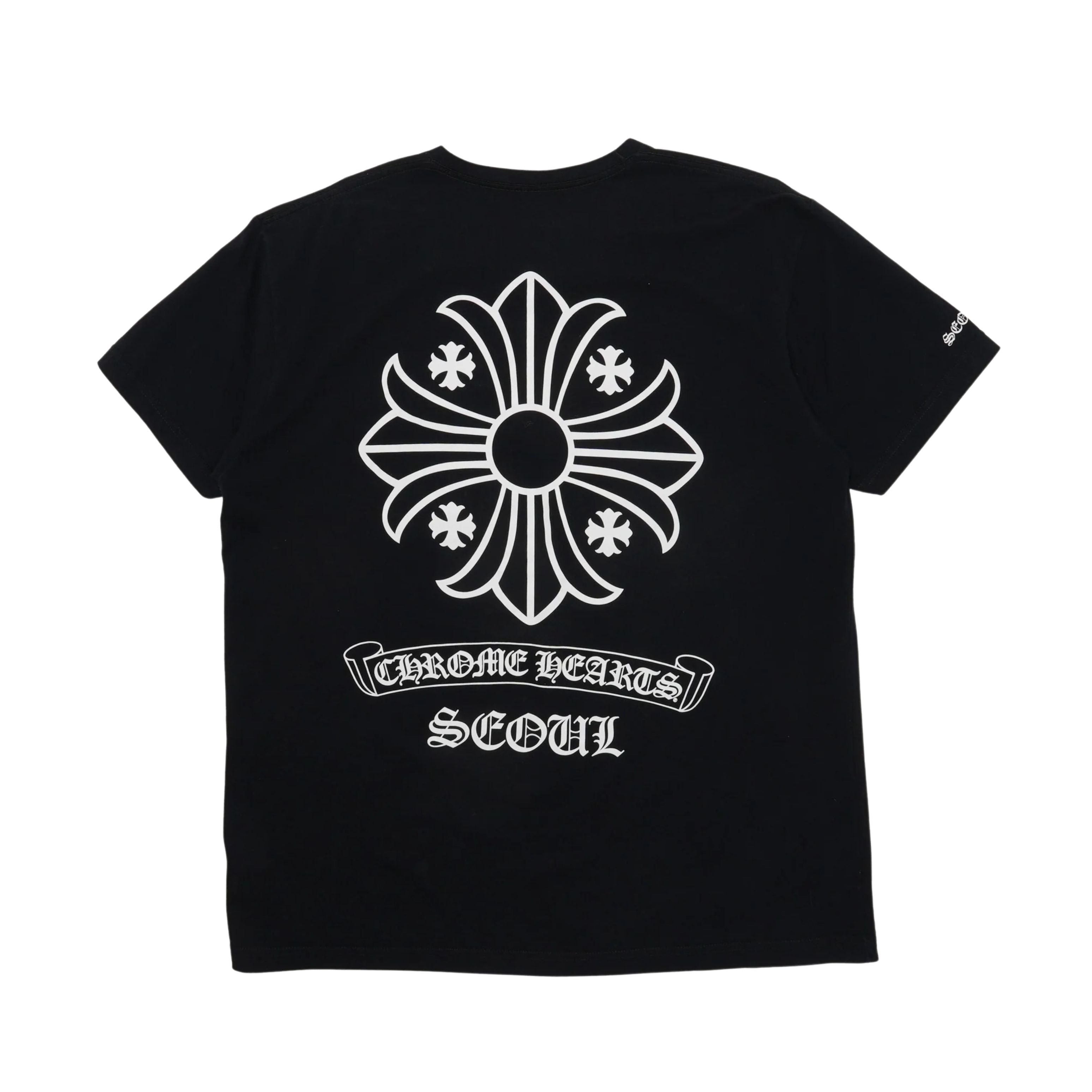Chrome Hearts T-Shirt Logo Seoul Black