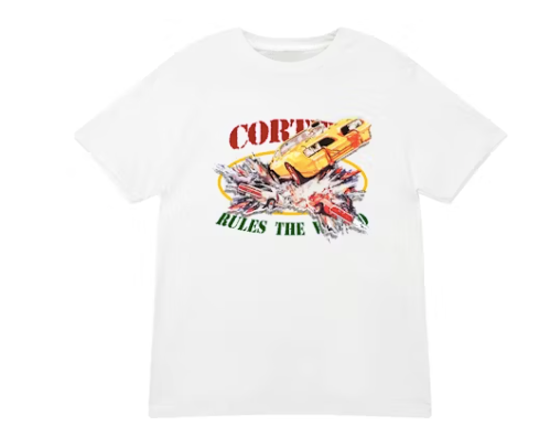 Corteiz T-Shirt - Car Crash - White