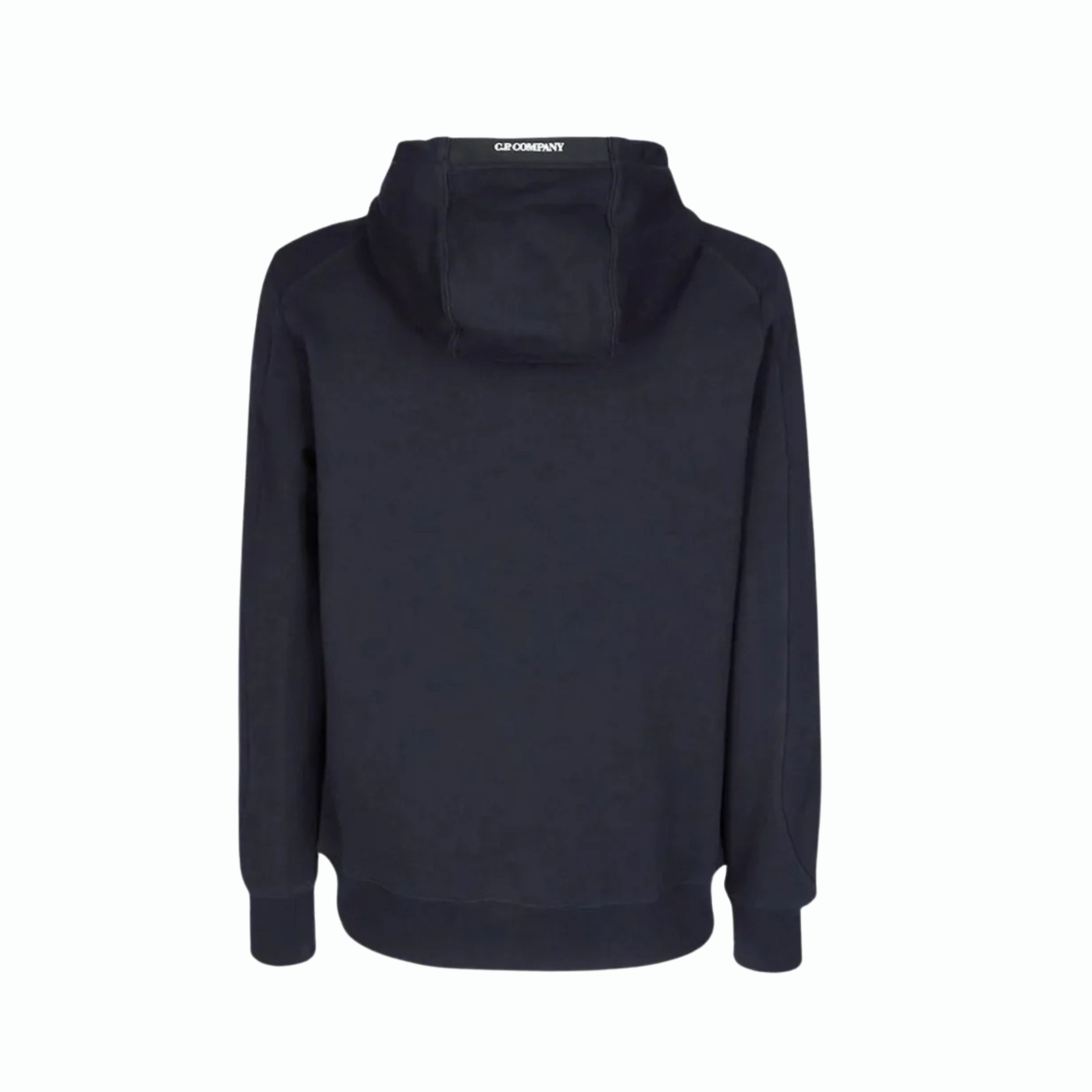 CP. Company Hoodie Diagonal Raised Fleece Navy