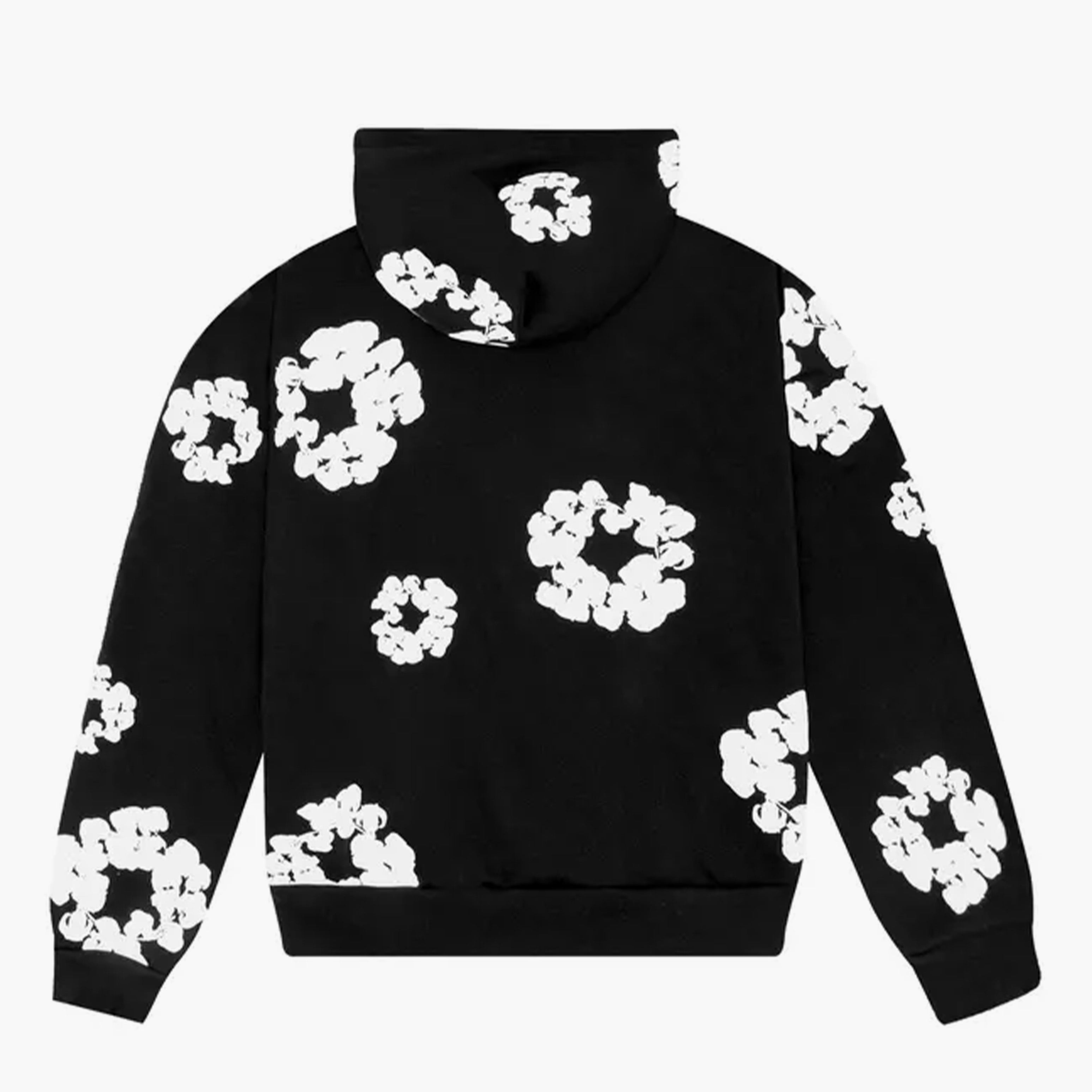 Denim Tears Hoodie The Cotton Wreath Noir