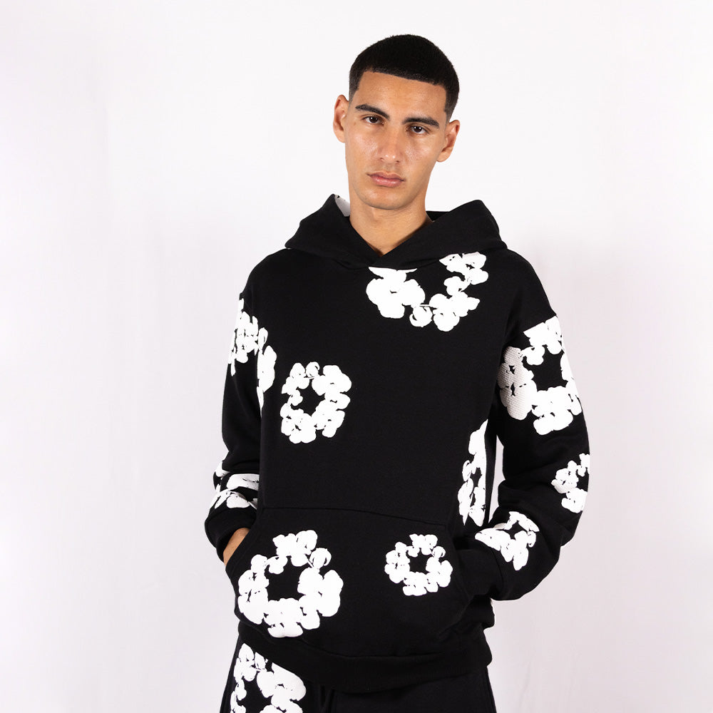 Denim Tears Hoodie The Cotton Wreath Noir
