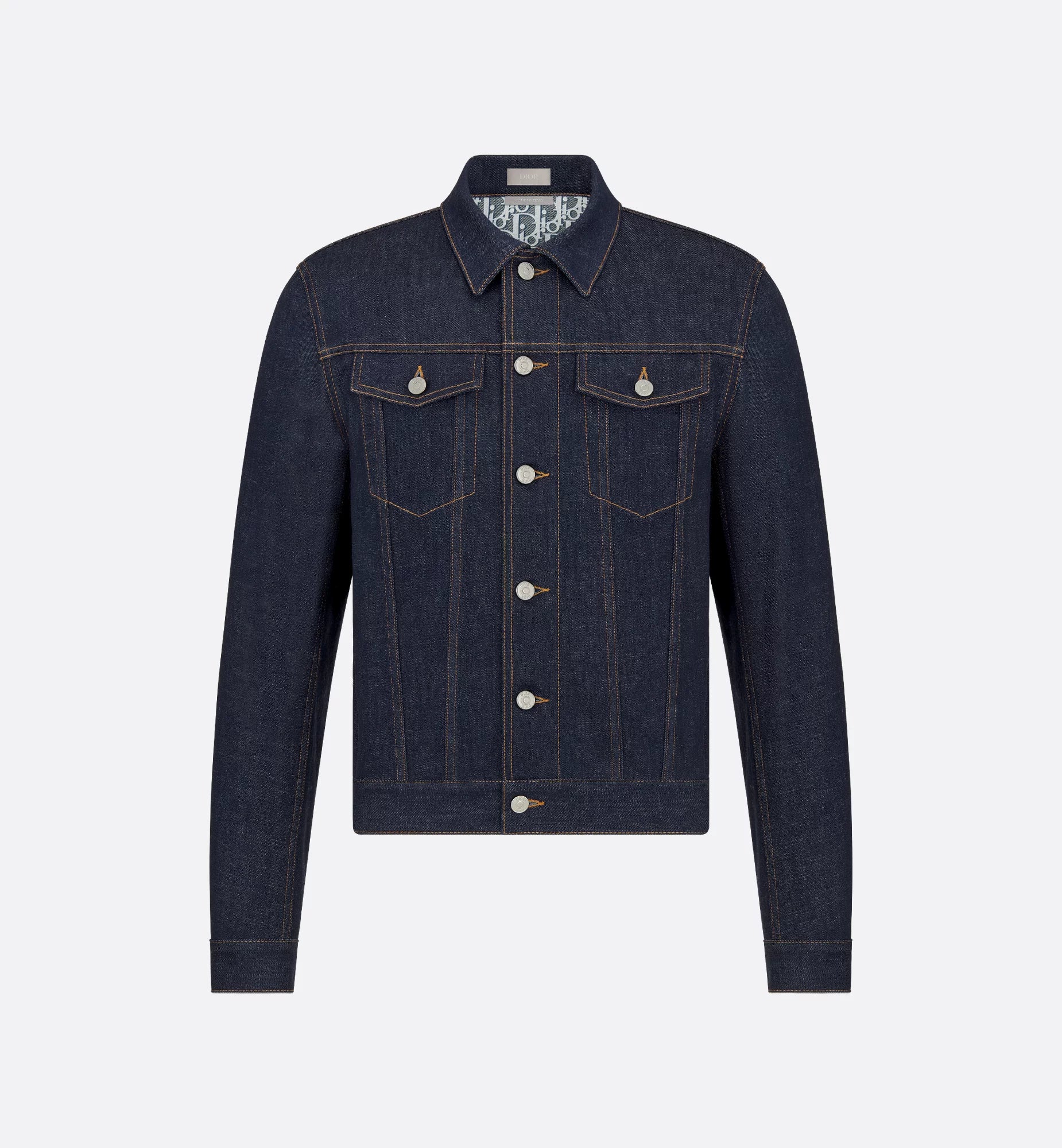 Dior Oblique jacket Raw blue cotton denim