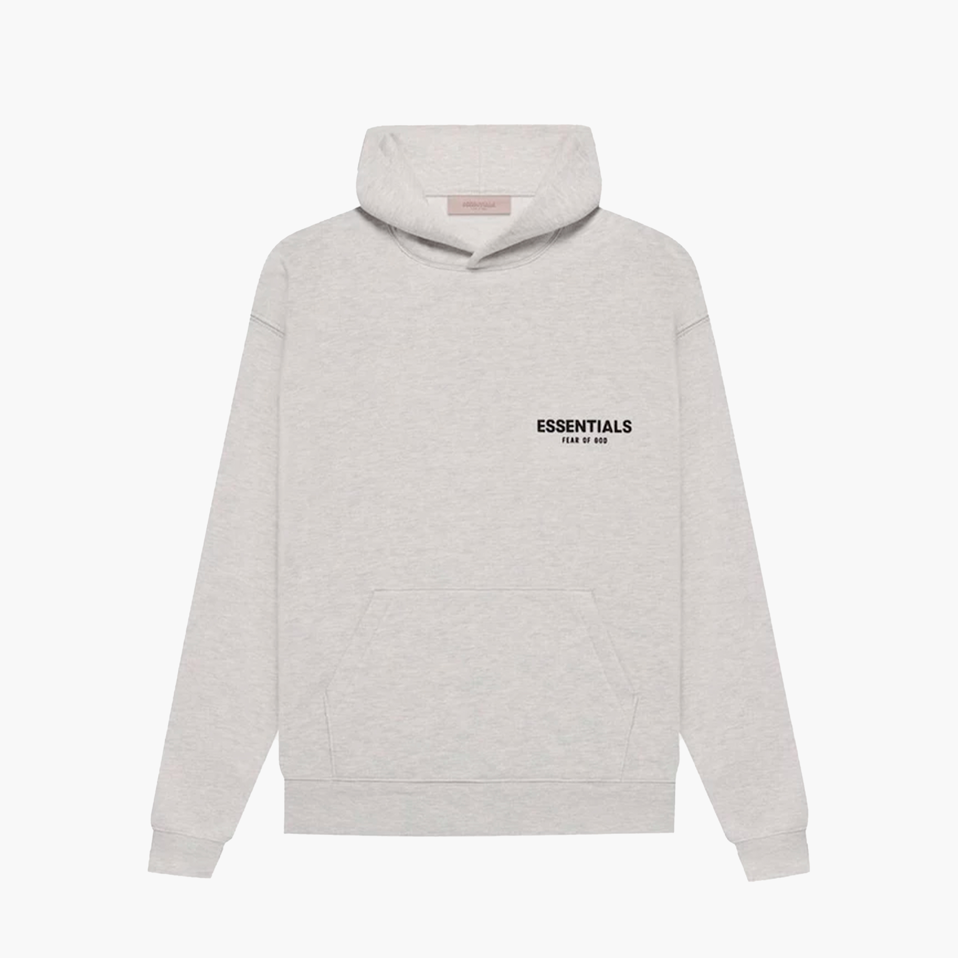 Essentials Fear Of God Hoodie Light Oatmeal Gris Clair