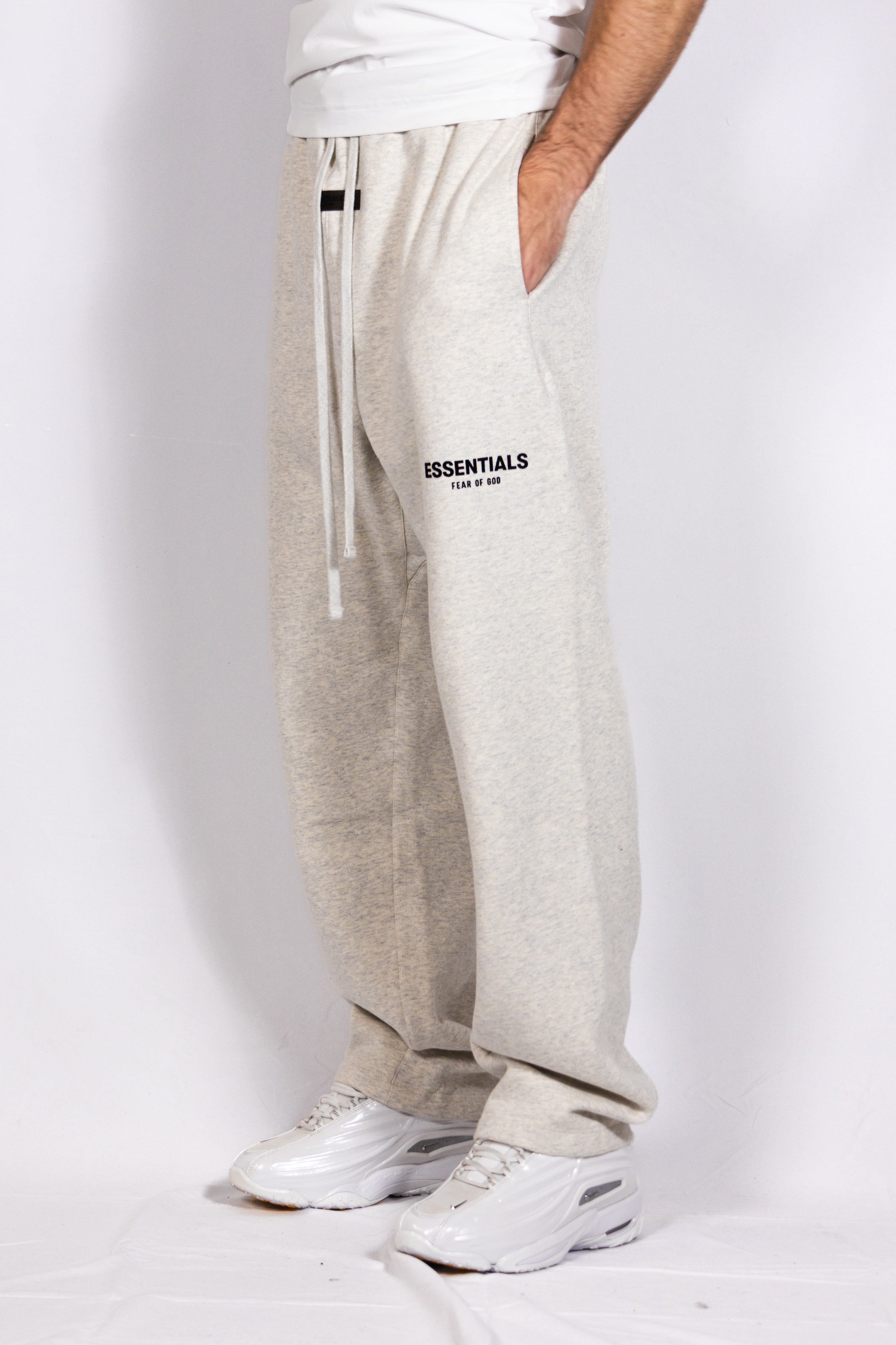 Essentials Fear Of God Pantalon de Jogging Relaxed Light Oatmeal Gris Clair