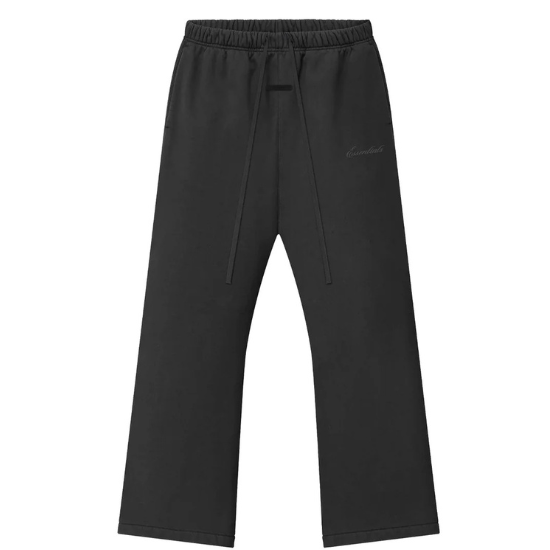 Essentials Signatures Faded Black Sweatpant Flare,Fear of God