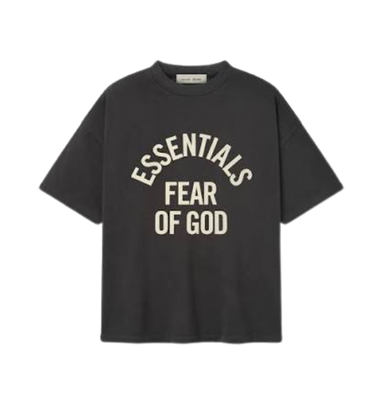 Essentials T-shirt Faded Black Campus 90'S Short Sleeve Fear of God