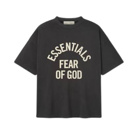 Essentials T-shirt Faded Black Campus 90'S Short Sleeve Fear of God