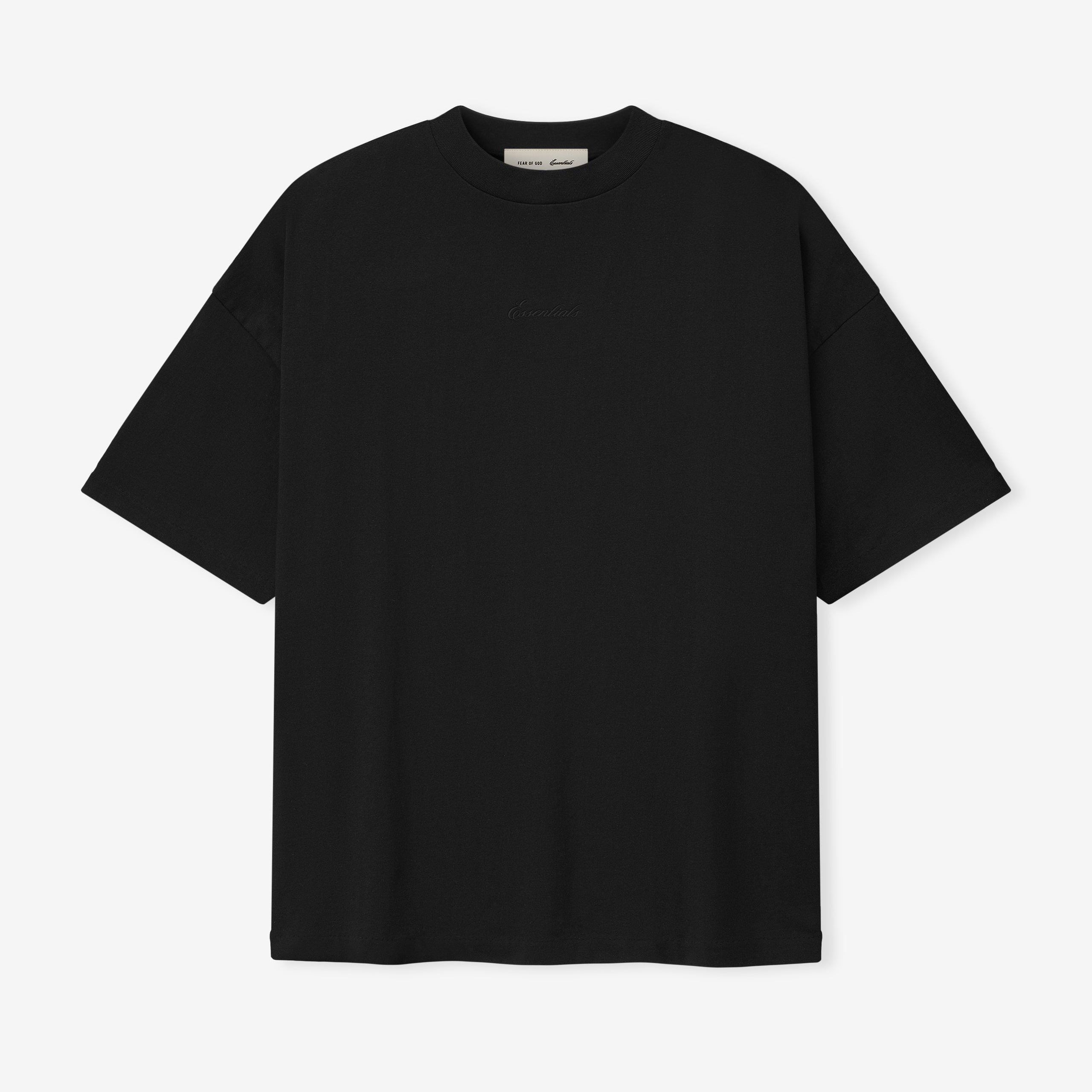 Essentials T-shirt Signature 90'S Black Short Sleeve Fear of God